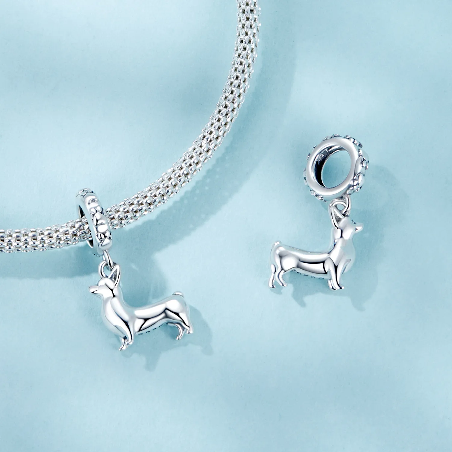 PANDORA Style Corgi Pendant - SCC2783