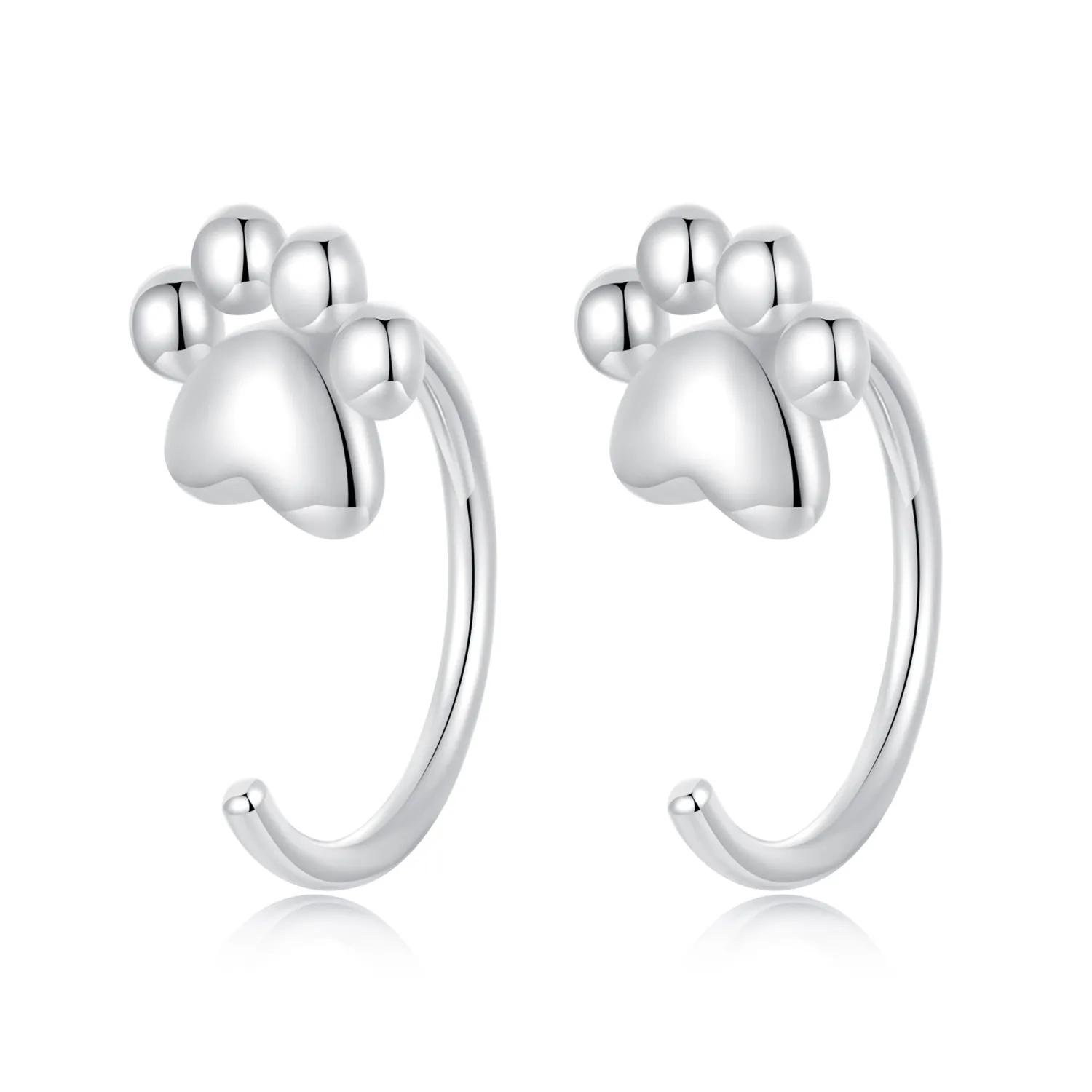 pandora style cute claw earrings sce1760