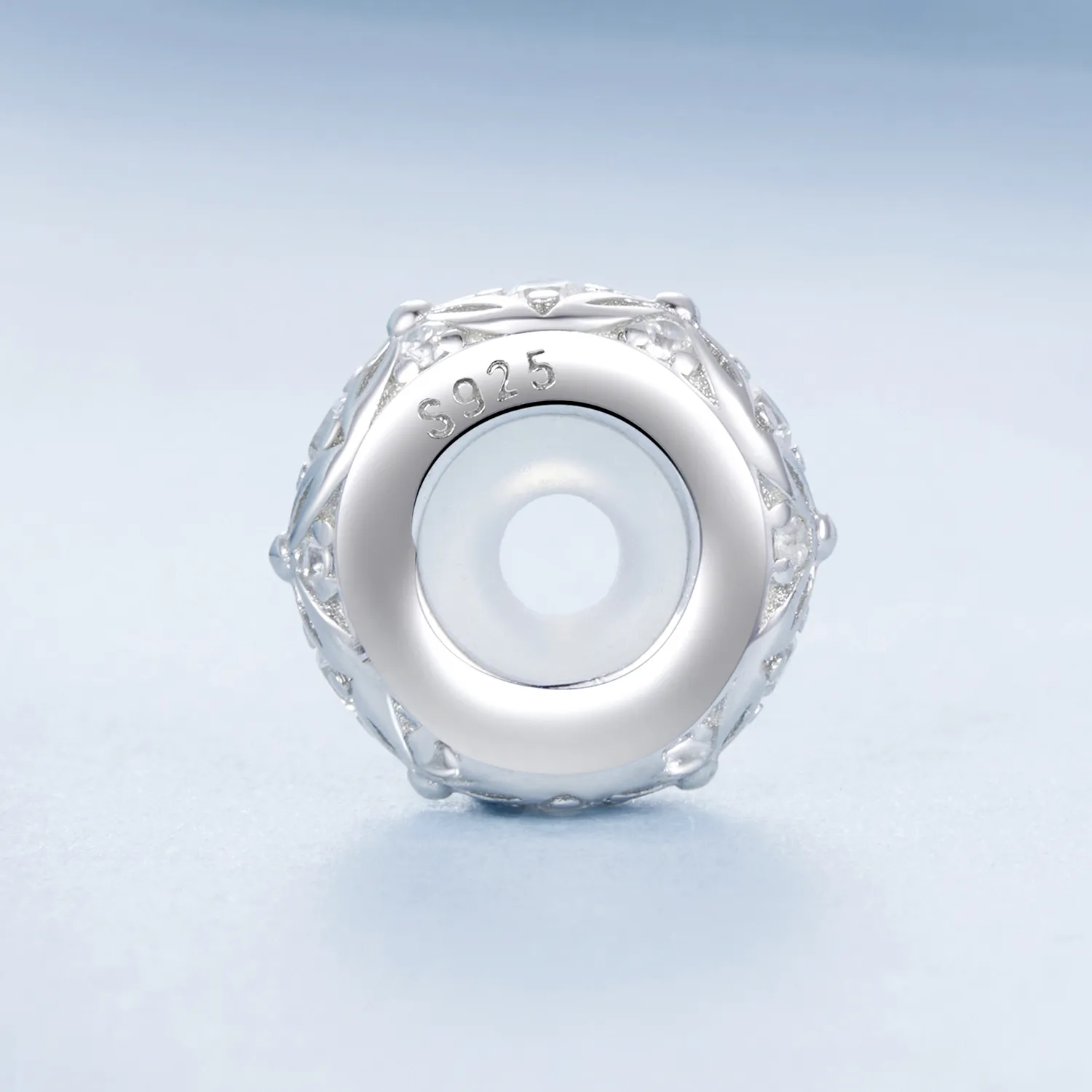 PANDORA Style Embossed pattern silicone spacer charm - BSC1011