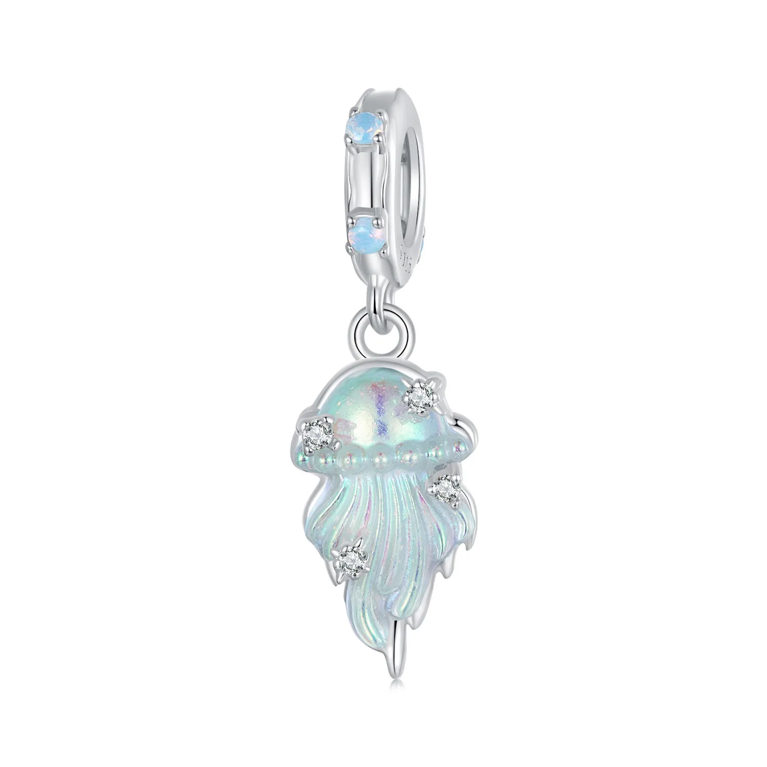 pandora style fantasy jellyfish pendant scc2808