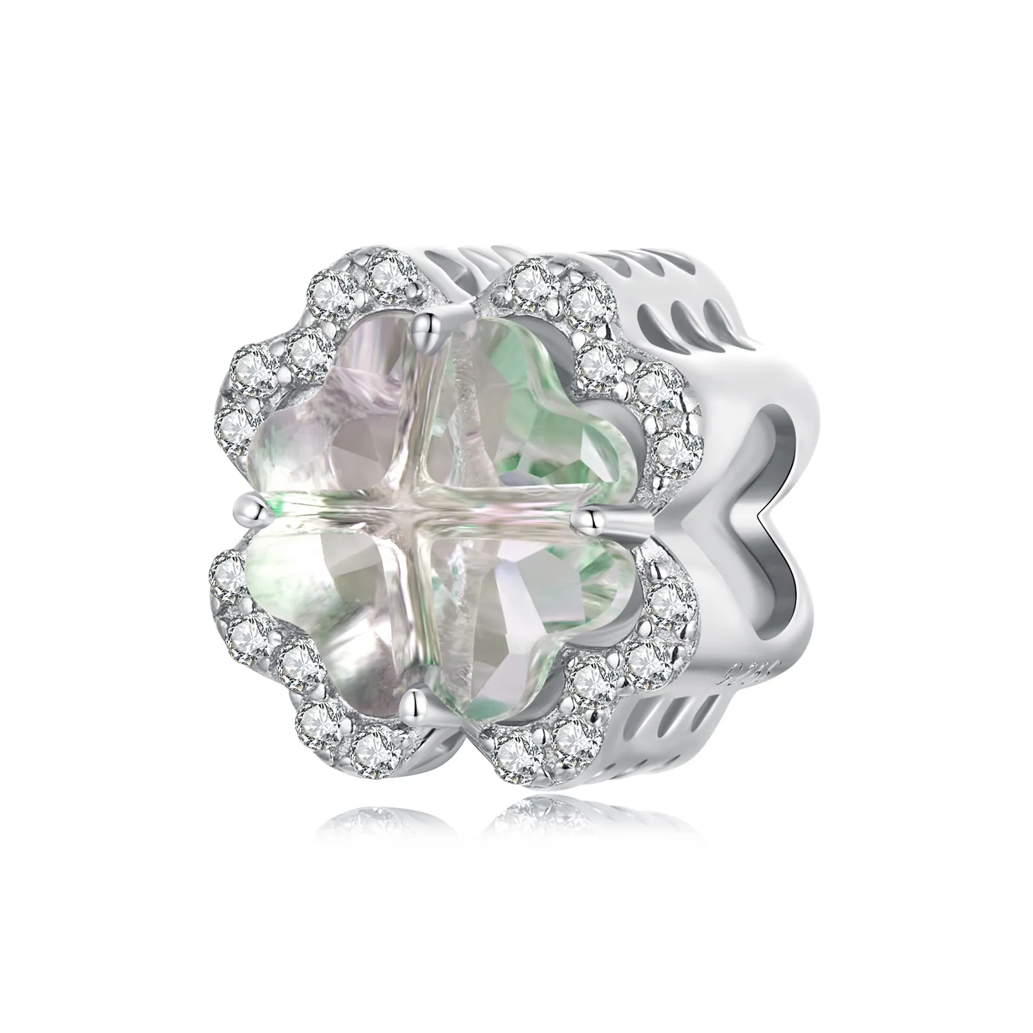 pandora style four leaf clover charm scc2803