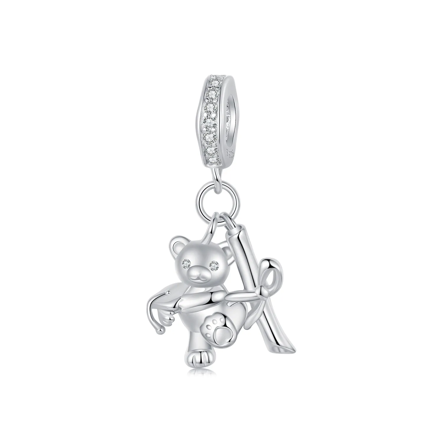 pandora style graduation bear pendant scc2837