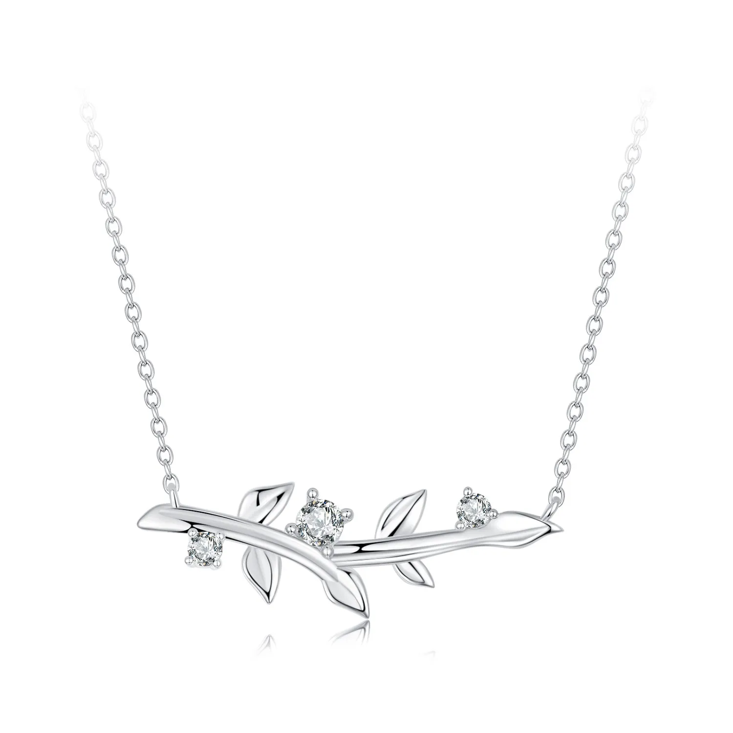 pandora style leaf necklace bsn391