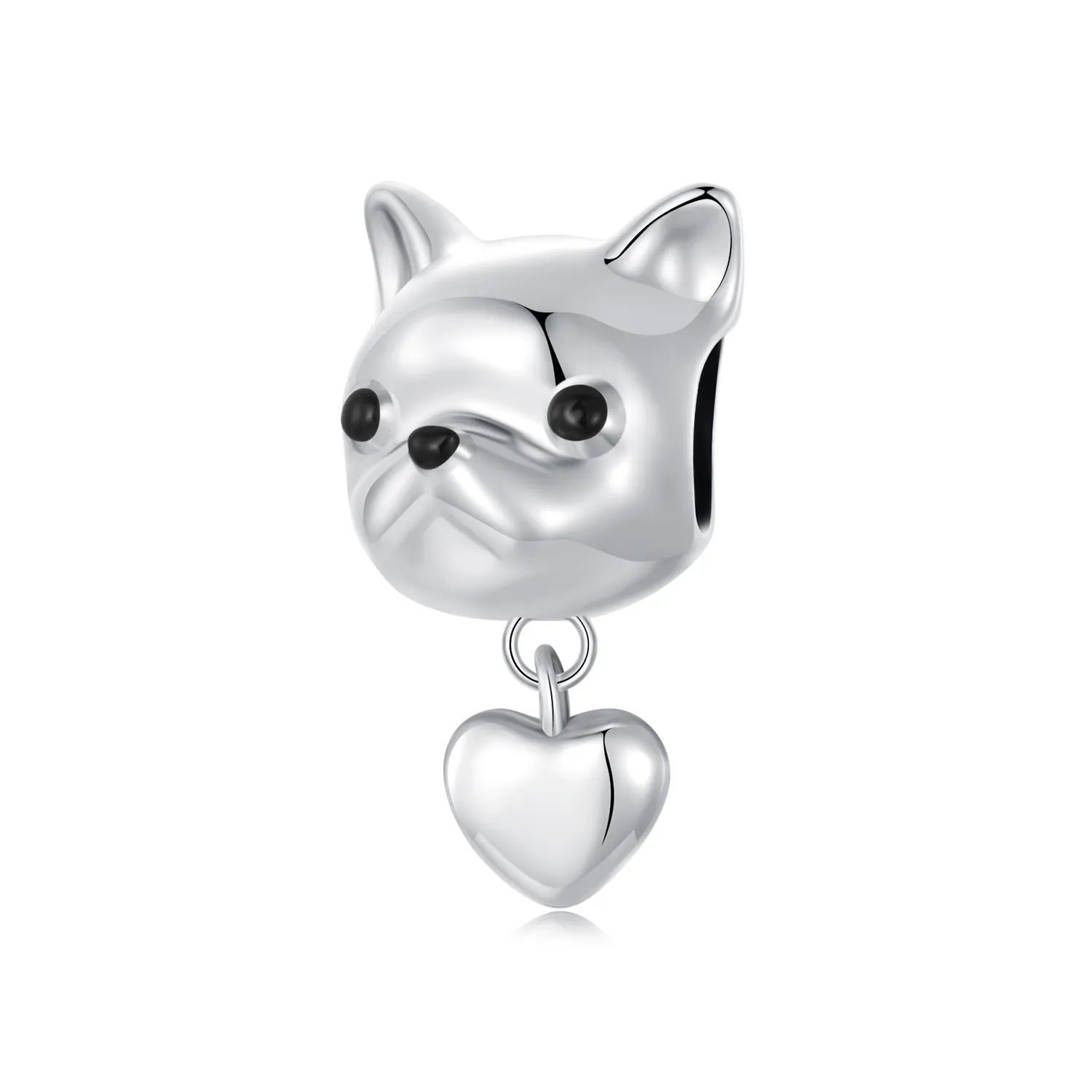 pandora style love french bulldog dangle scc2767