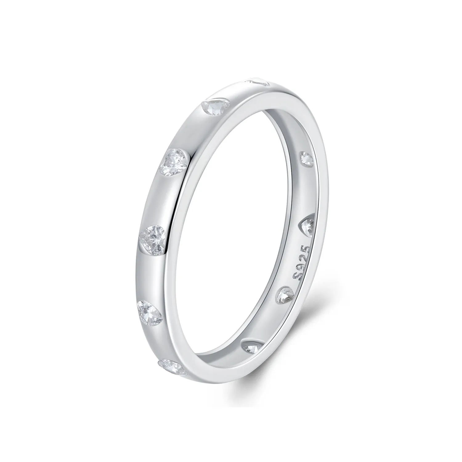 pandora style love infinite loop ring bsr561