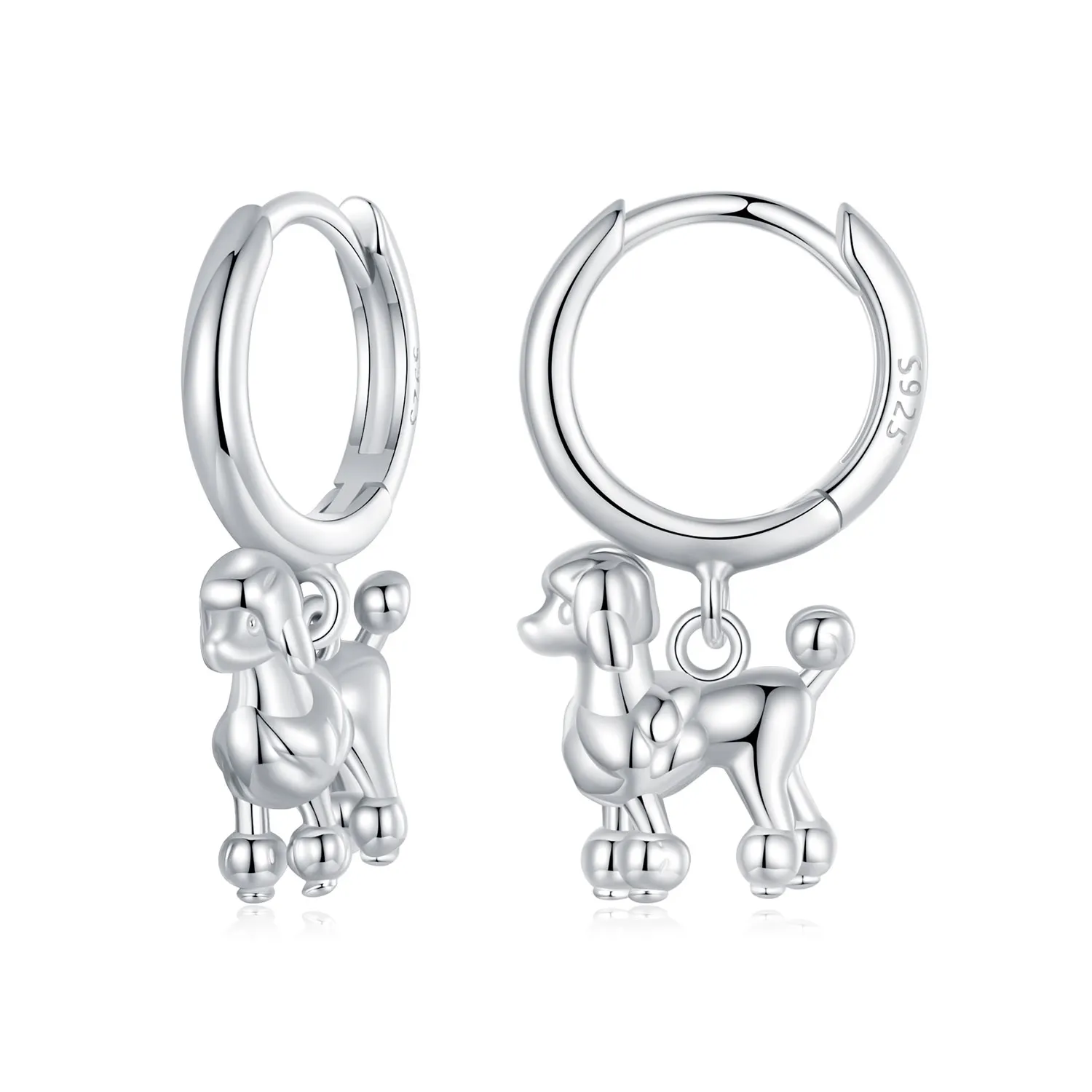 pandora style poodle ear clips sce1758