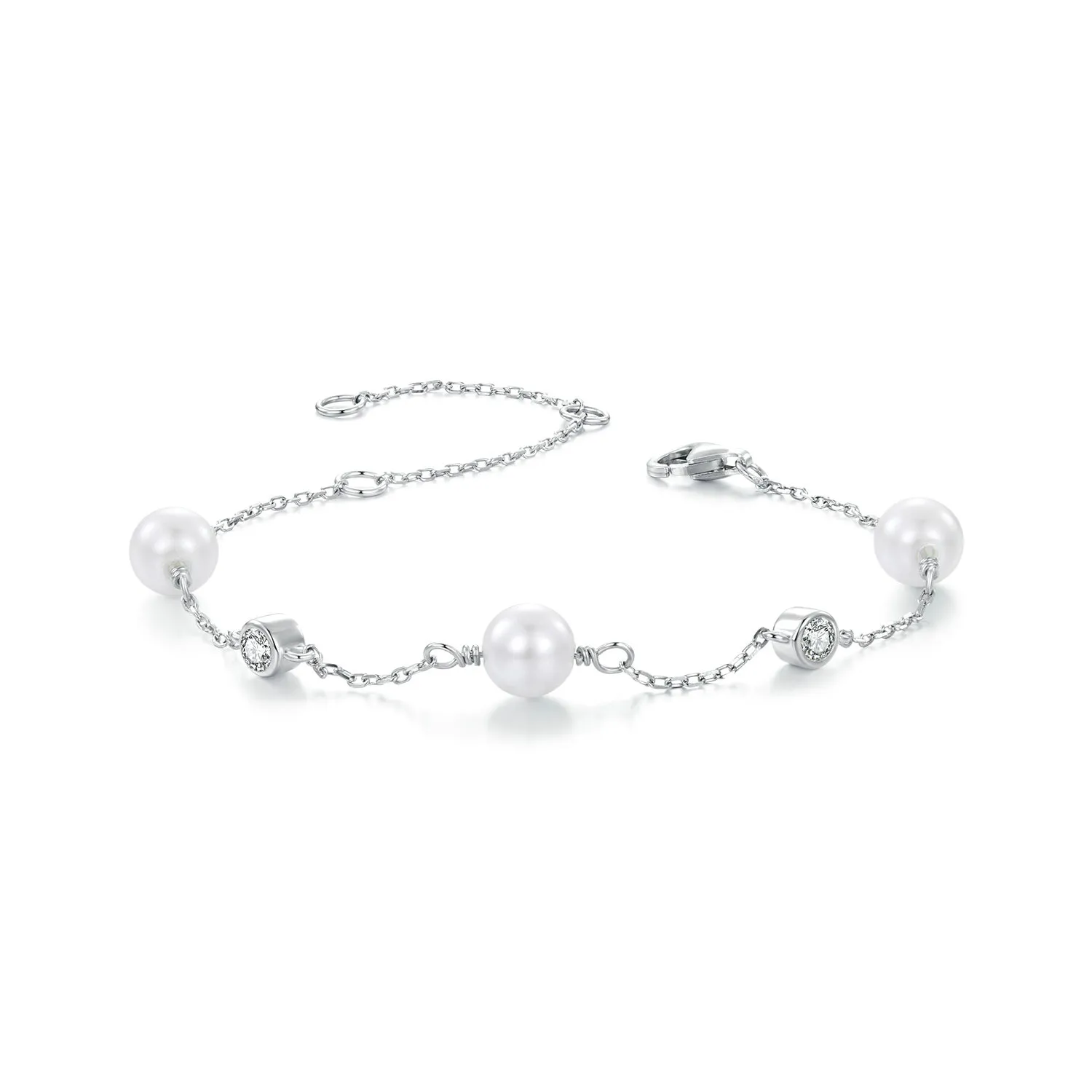 PANDORA Style Sea Rhythm 0.1ct Bracelet (with one certificate) - MSB017