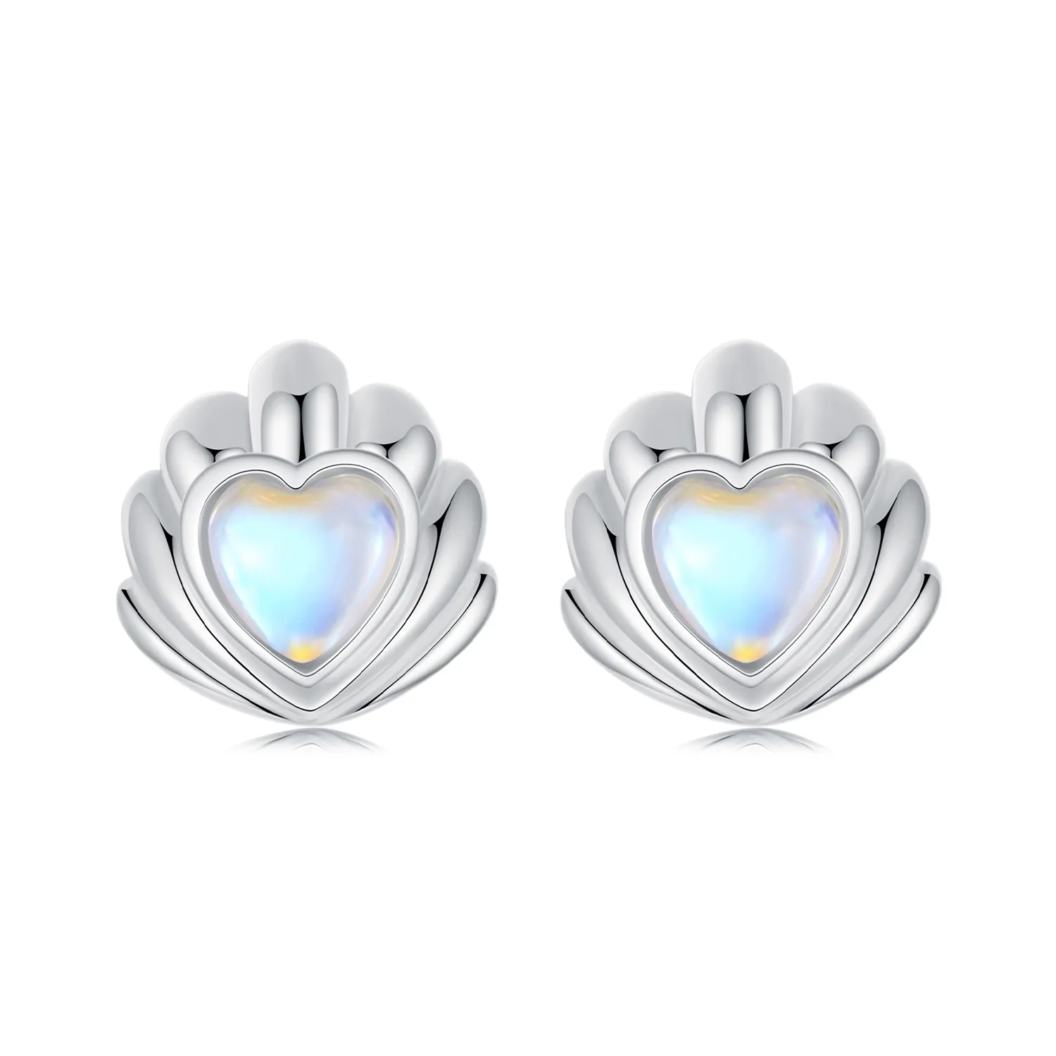 pandora style shell earrings sce1763