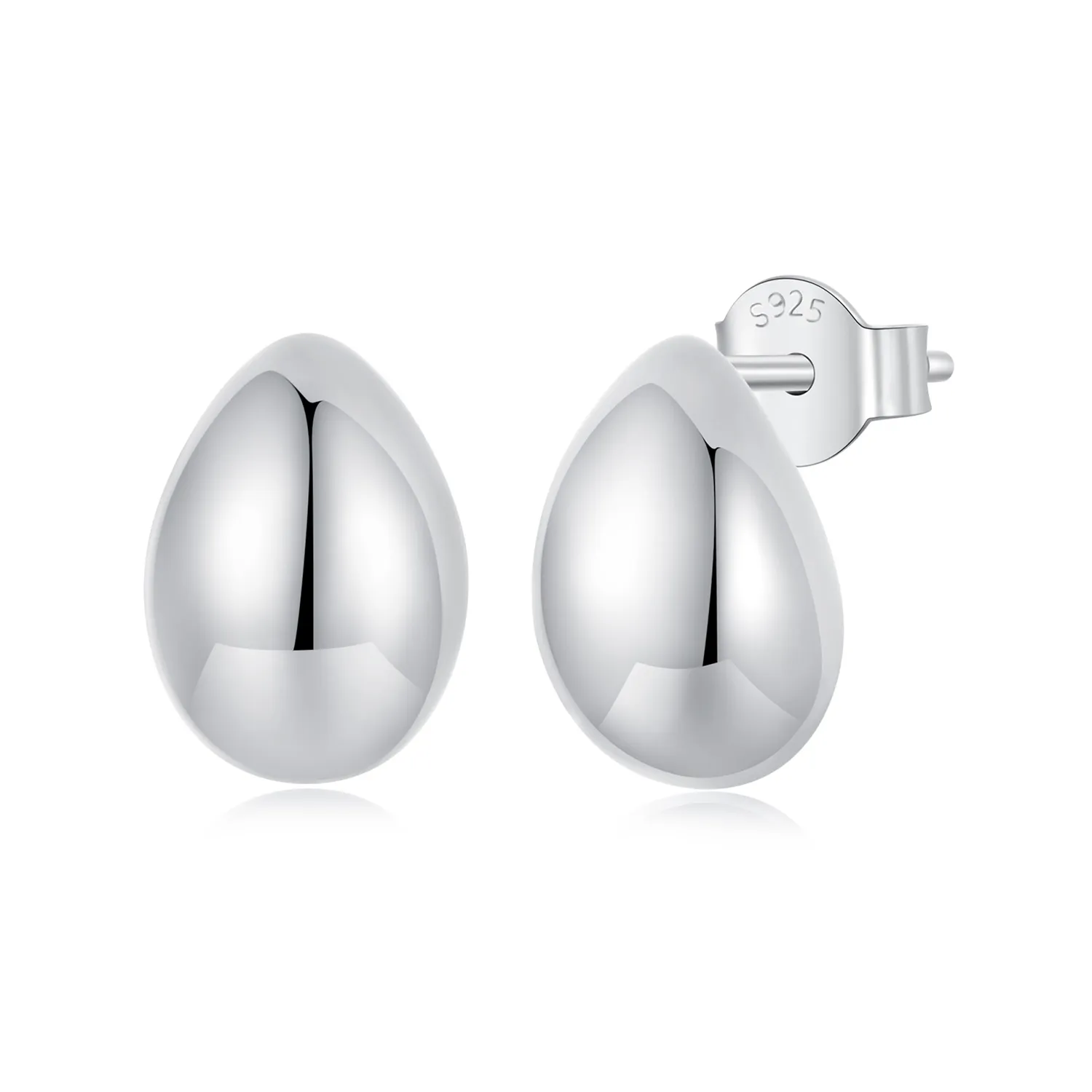 pandora style silver teardrop earrings bse1014