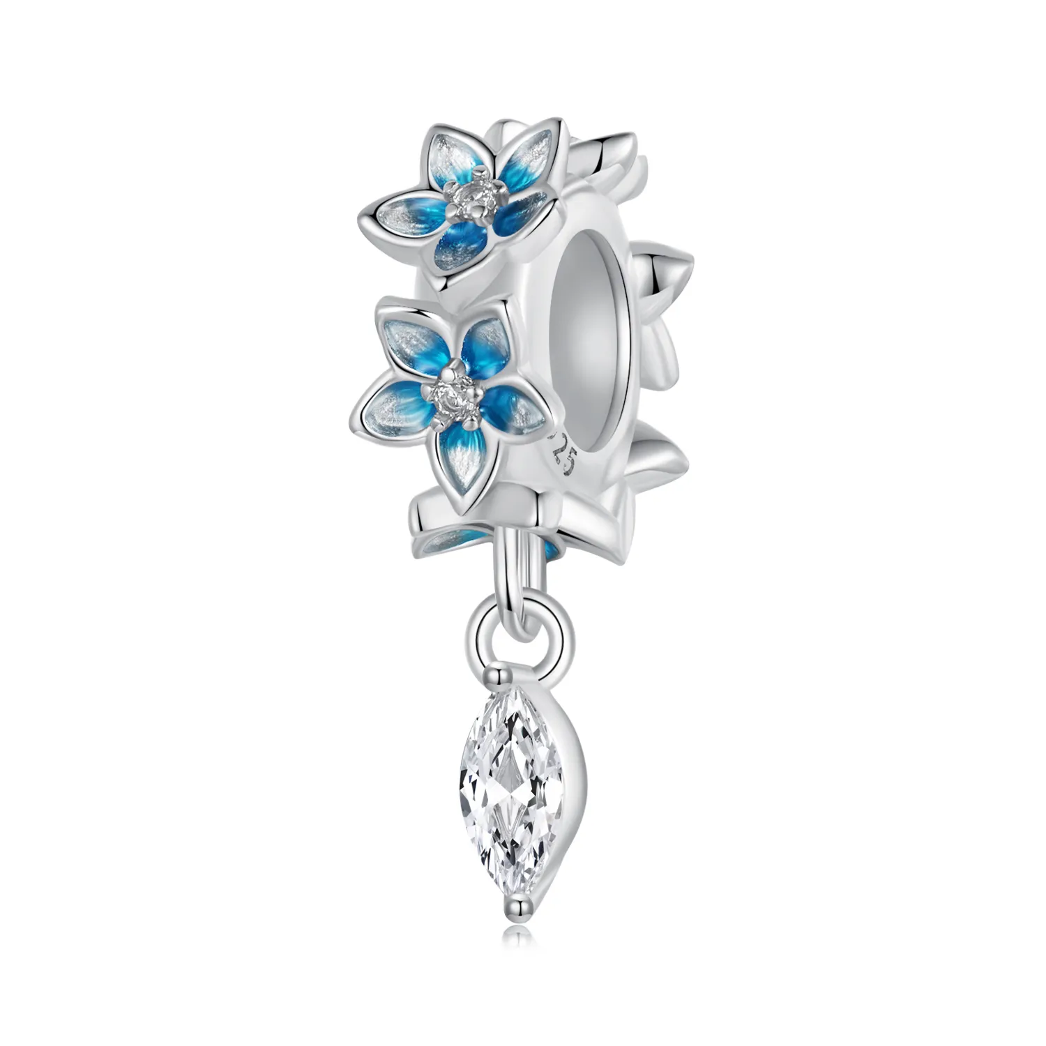 PANDORA Style Small delphinium pendant - BSC1028