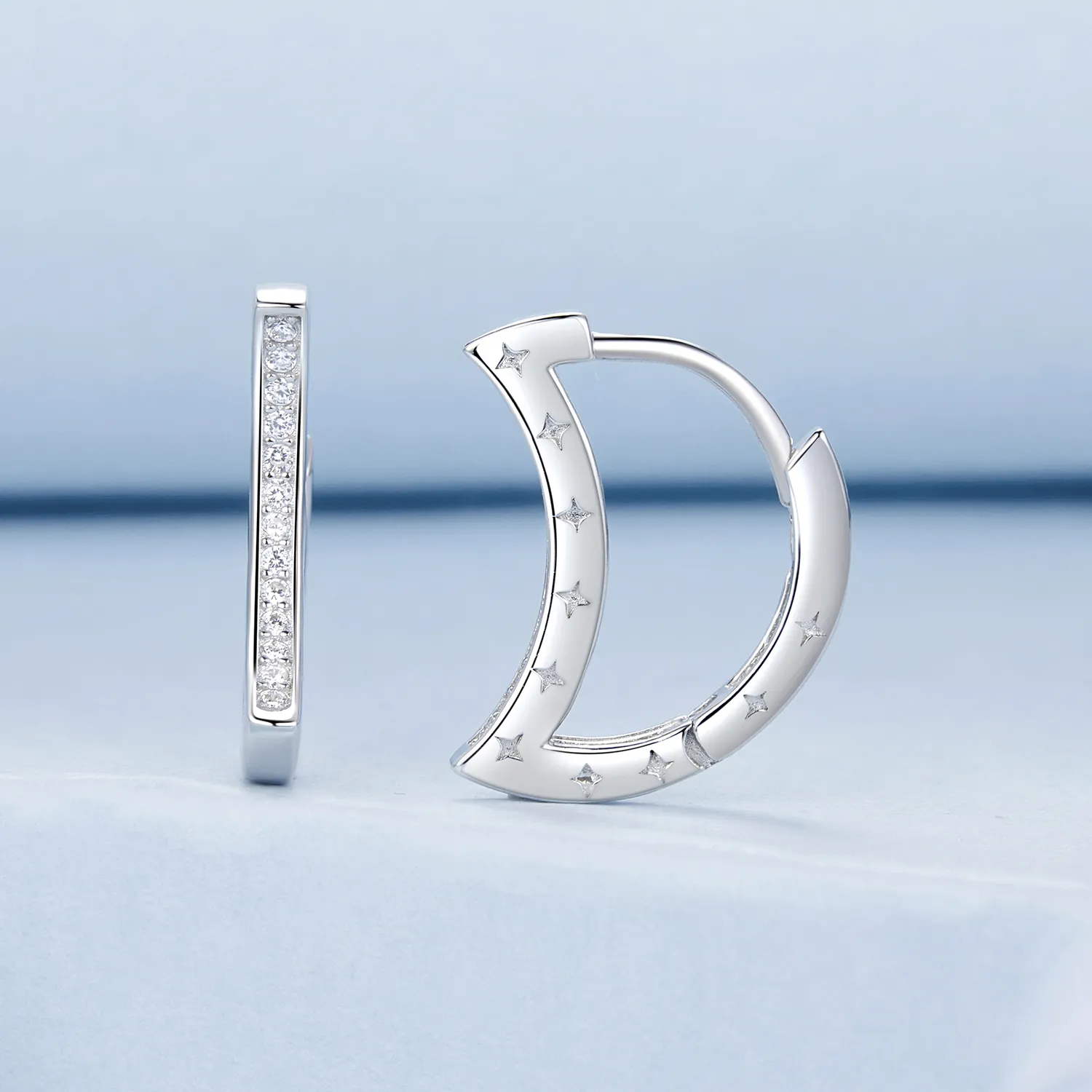 PANDORA Style Star and Moon Earrings - BSE1031