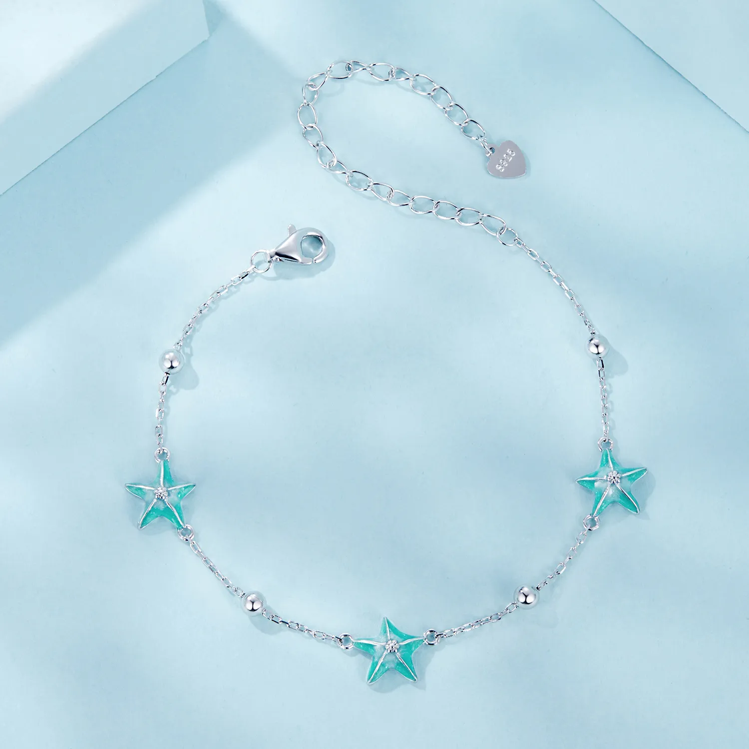 PANDORA Style Starfish Teal Bracelet - SCB276