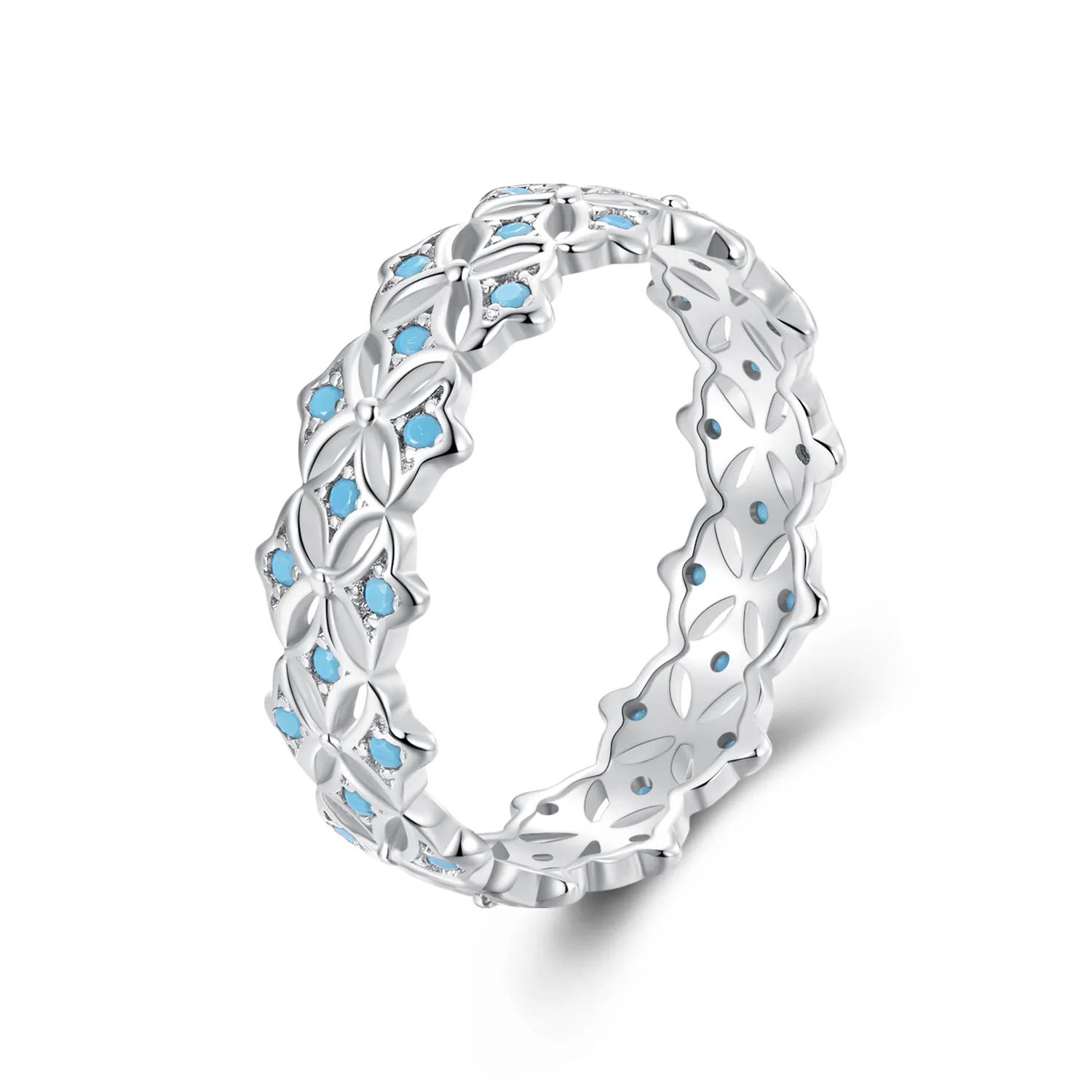 PANDORA Style Turquoise Ring - BSR556