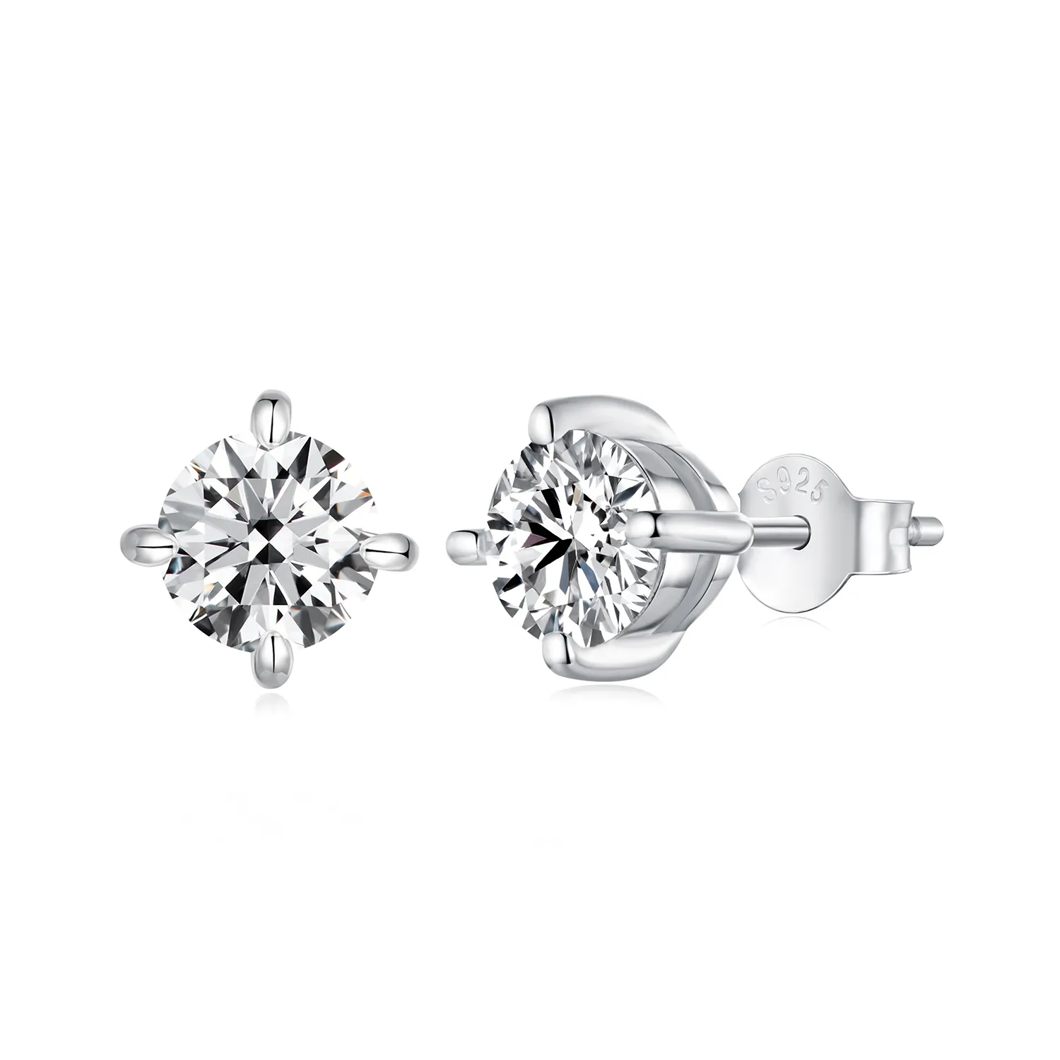 pandora style 1ct moissanite earrings mse038 l