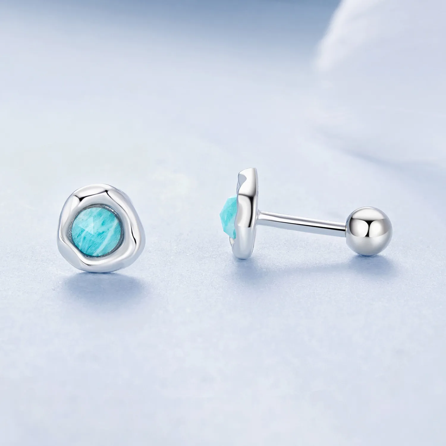 PANDORA Style Amazonite earrings - BSE1056