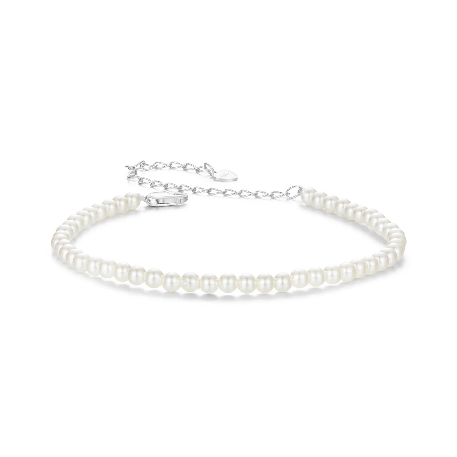 pandora style australian white pearl bracelet scb280