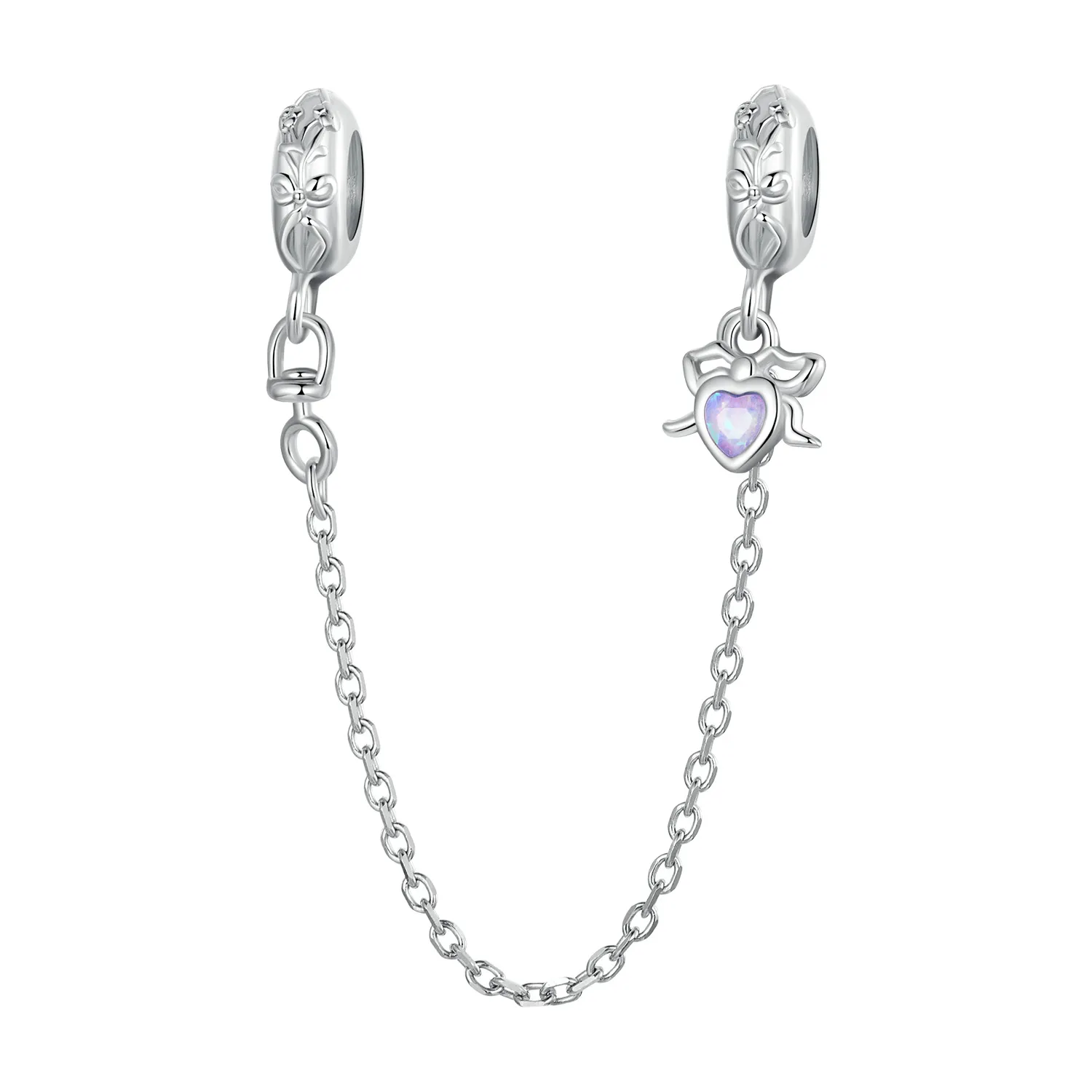 pandora style bow safety chain scc2888