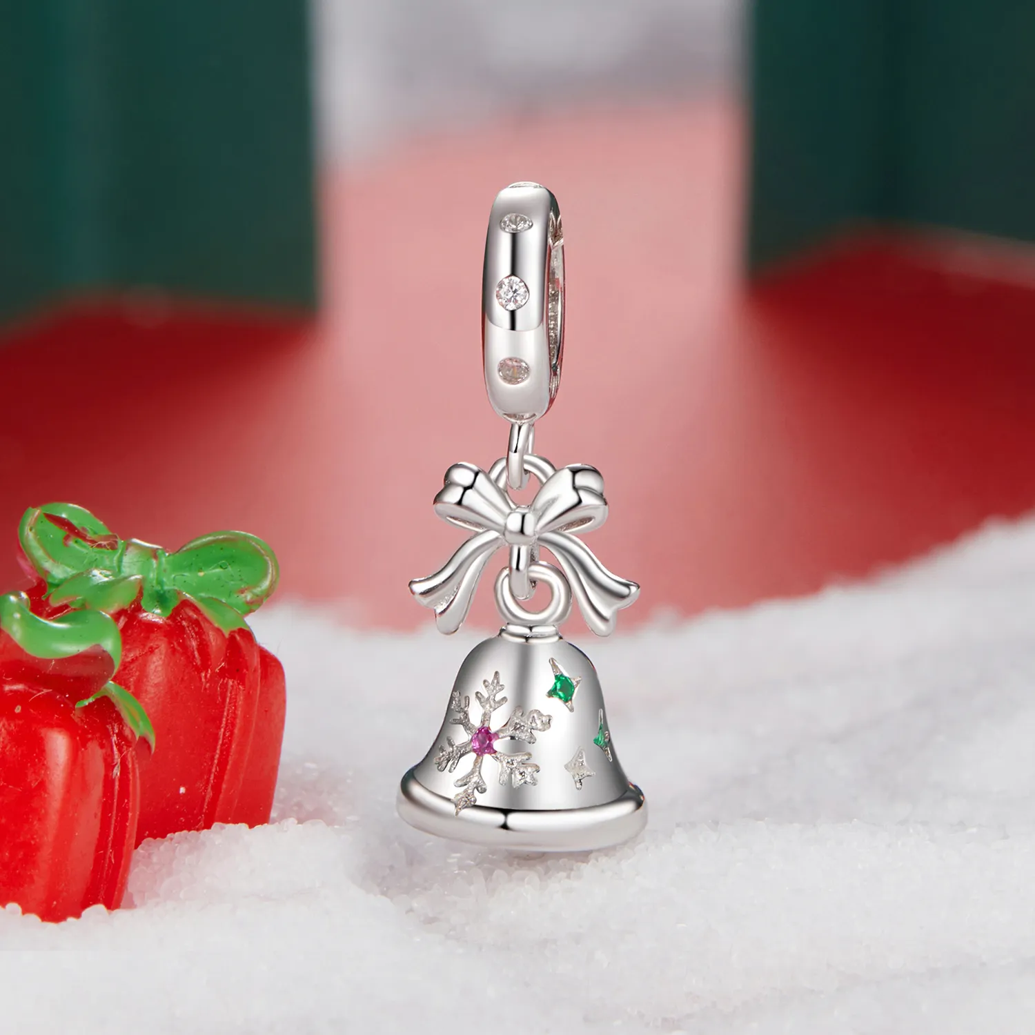 PANDORA Style Christmas bell pendant - BSC1067