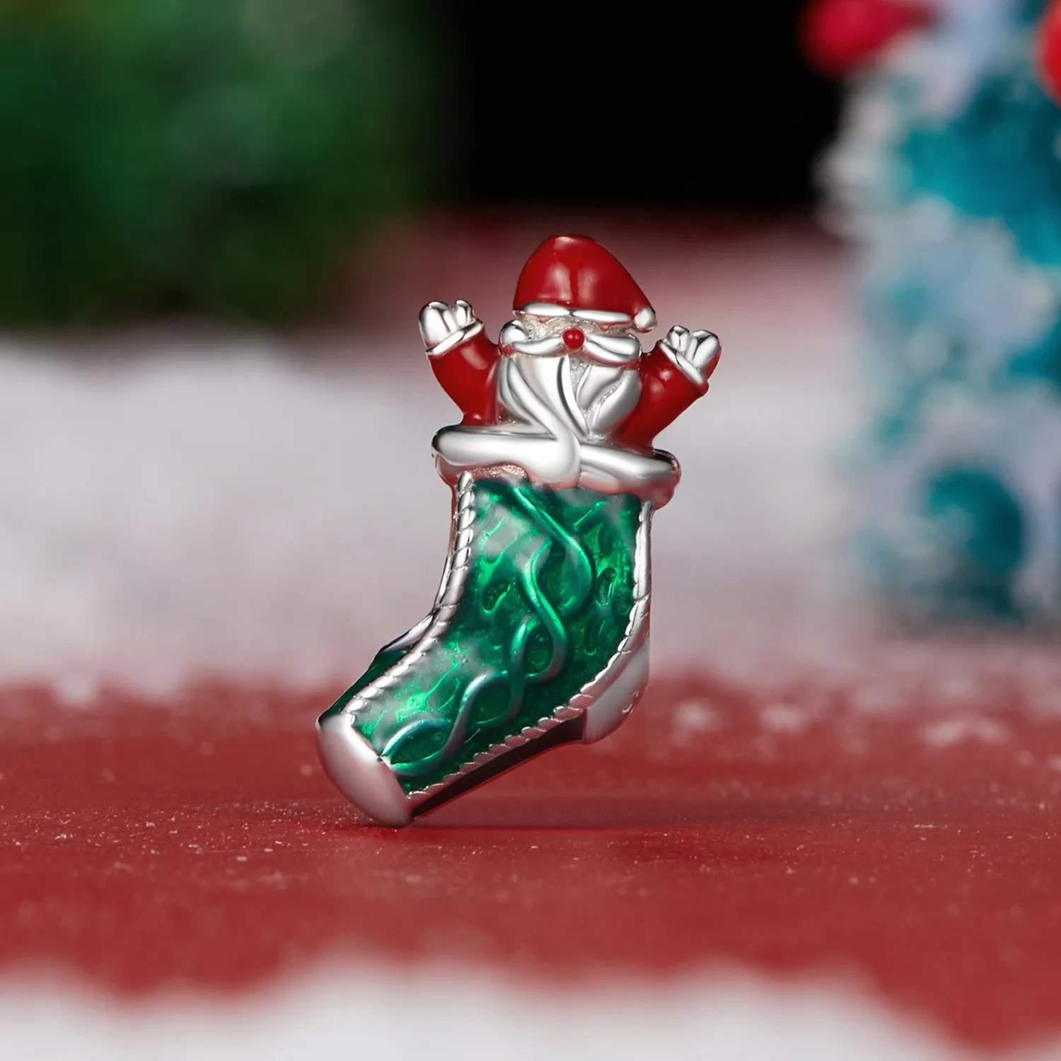 PANDORA Style Christmas Stocking Beads - SCC2915