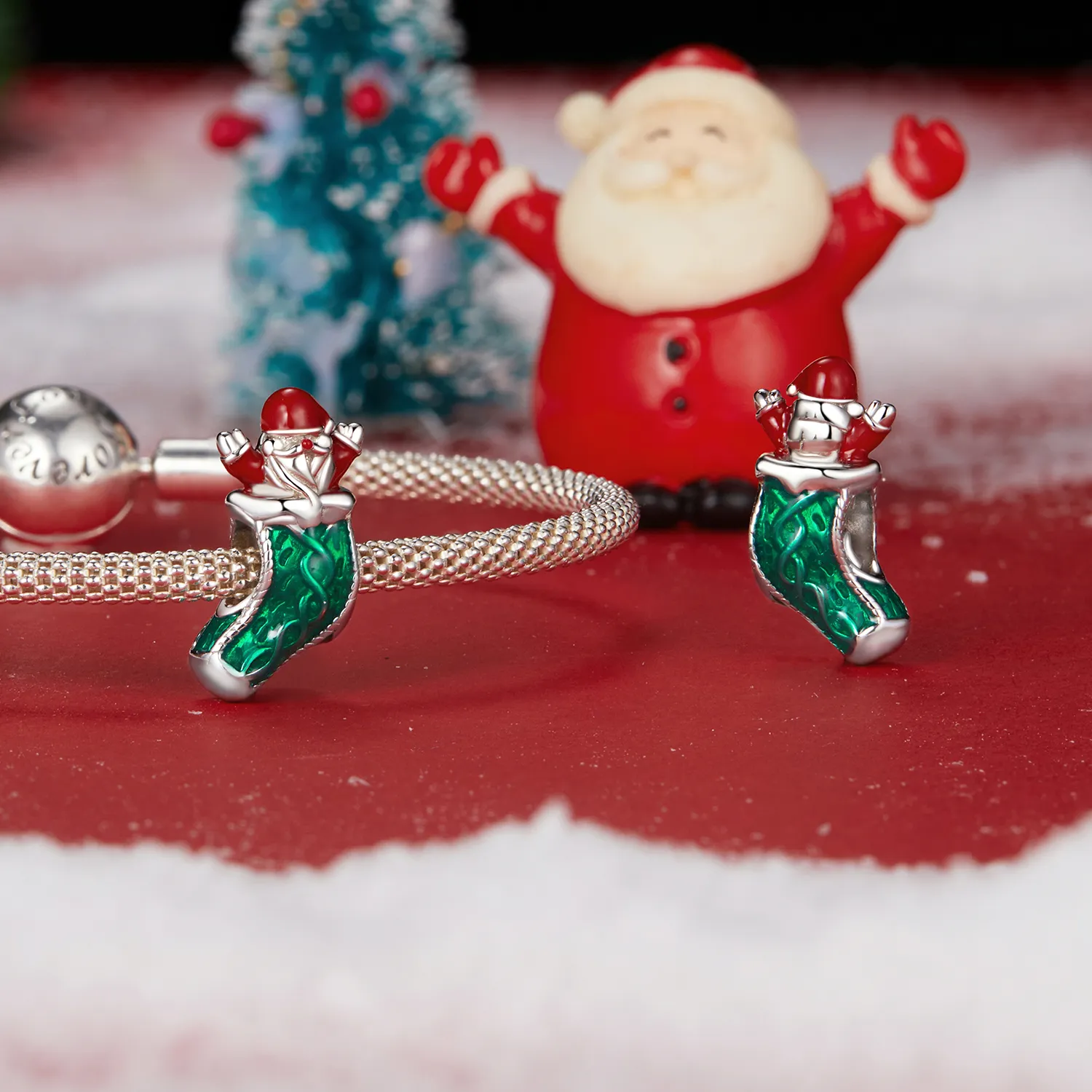 PANDORA Style Christmas Stocking Beads - SCC2915