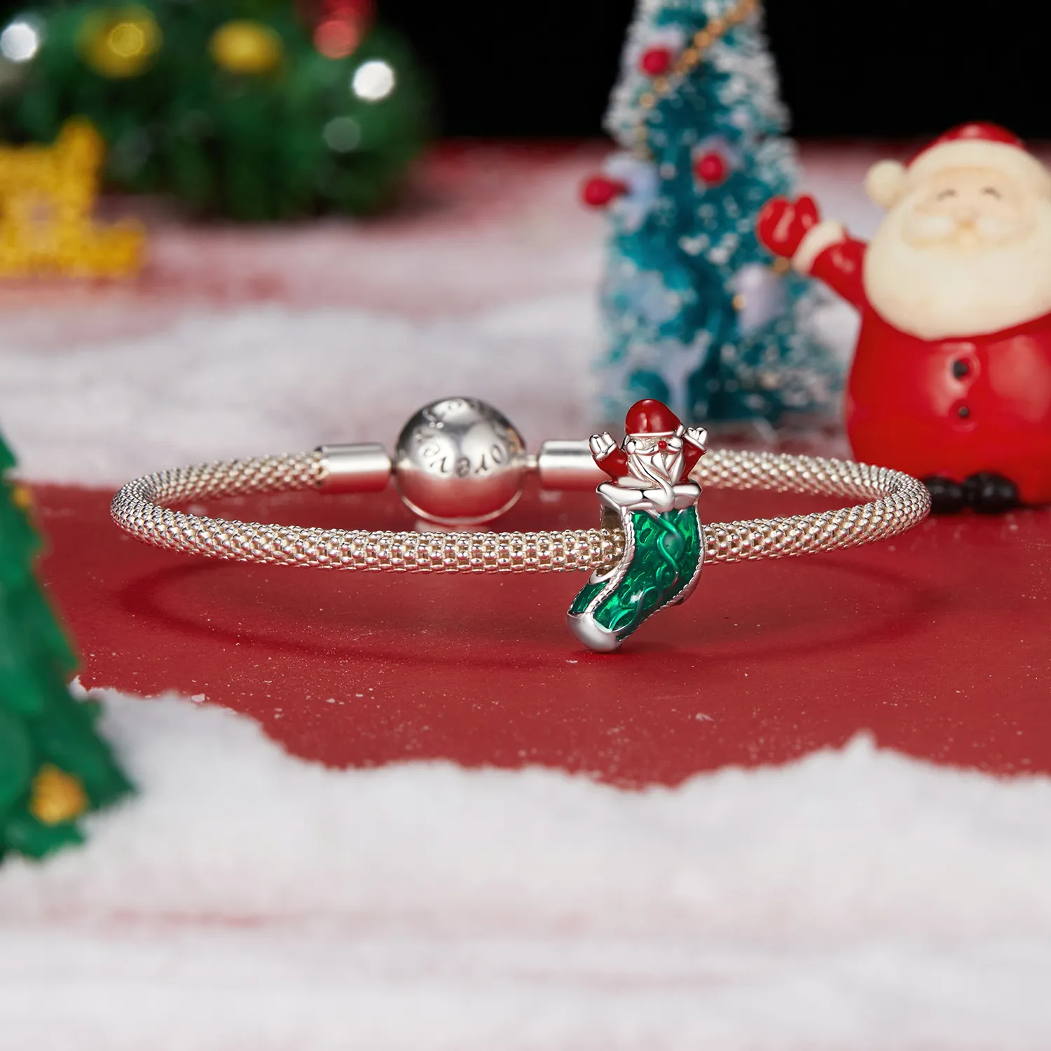 PANDORA Style Christmas Stocking Beads - SCC2915