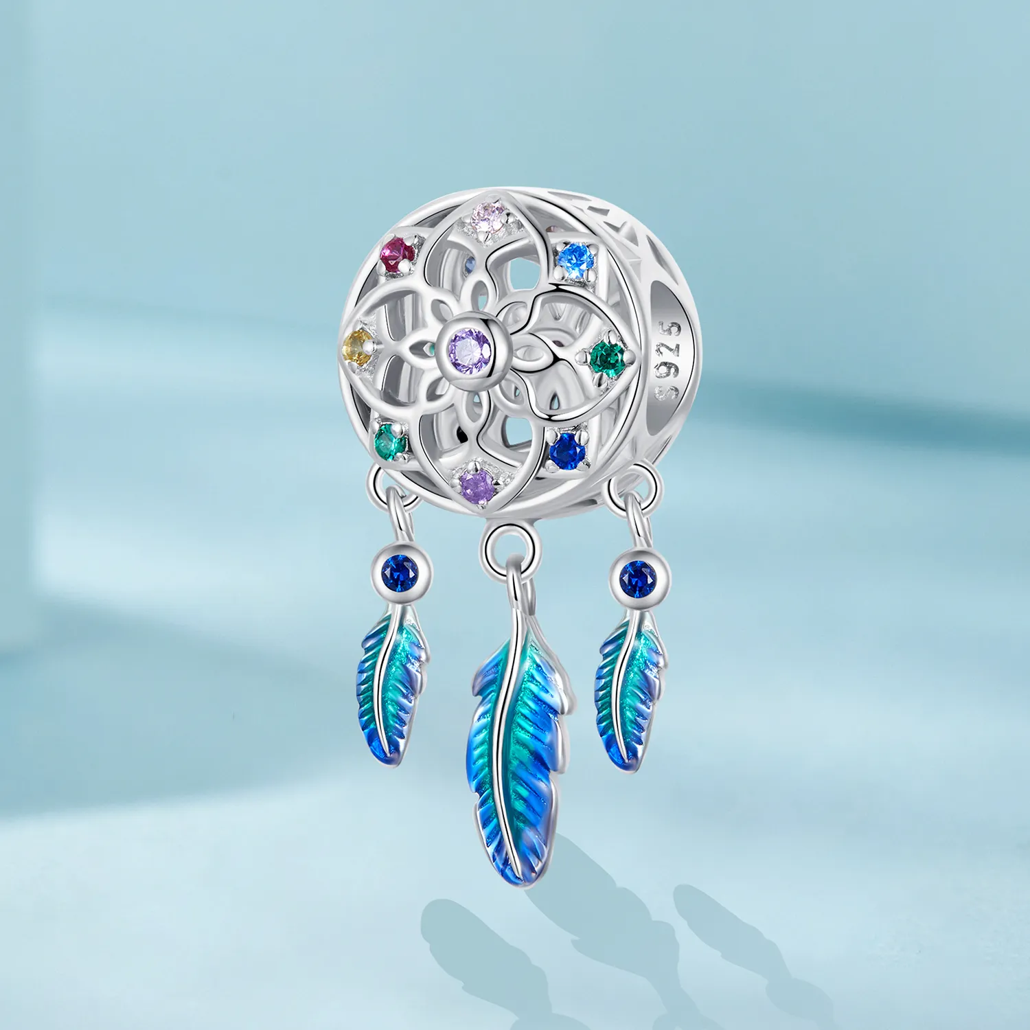 PANDORA Style Colorful dream catcher - SCC2816