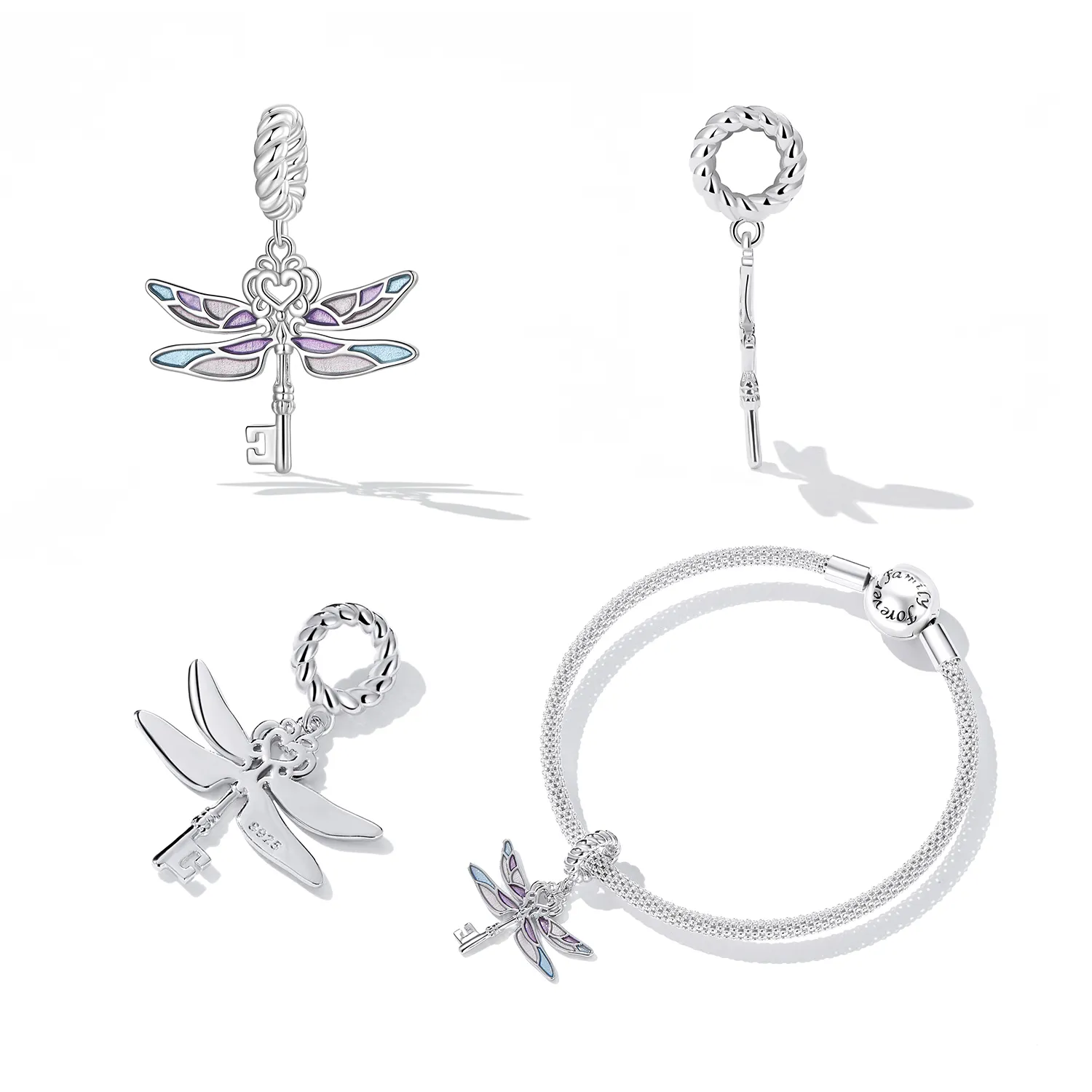 PANDORA Style Dragonfly Key Pendant - BSC603