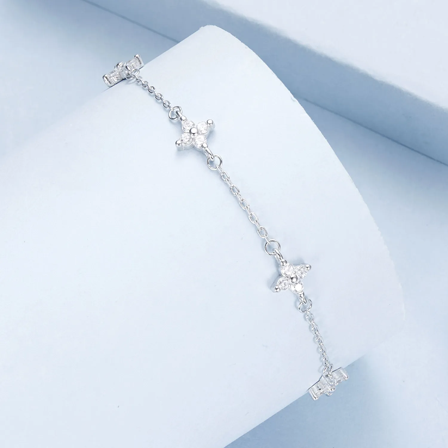 PANDORA Style Four Leaf Clover Anklet - BST008