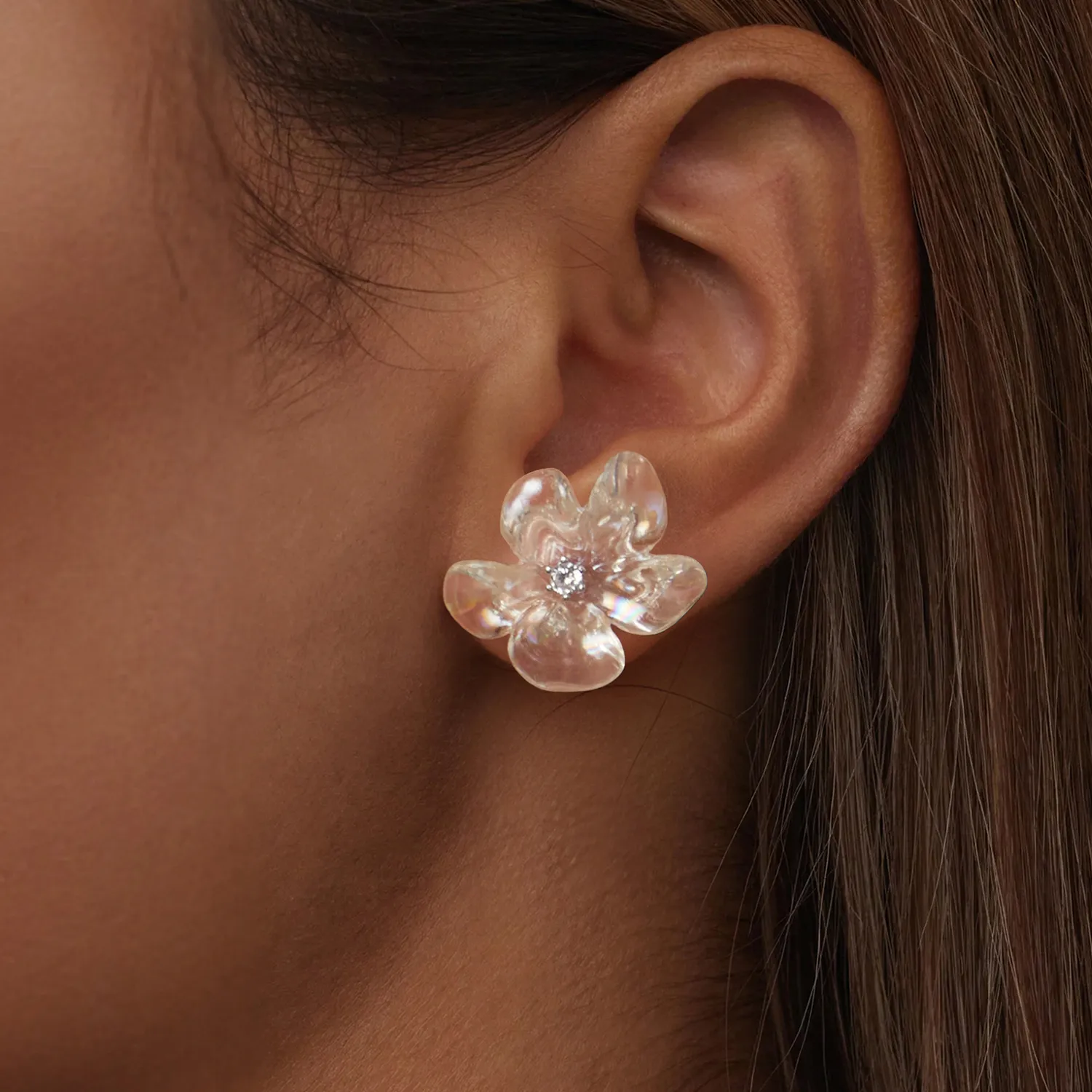 PANDORA Style Fresh flower earrings - SCE1804