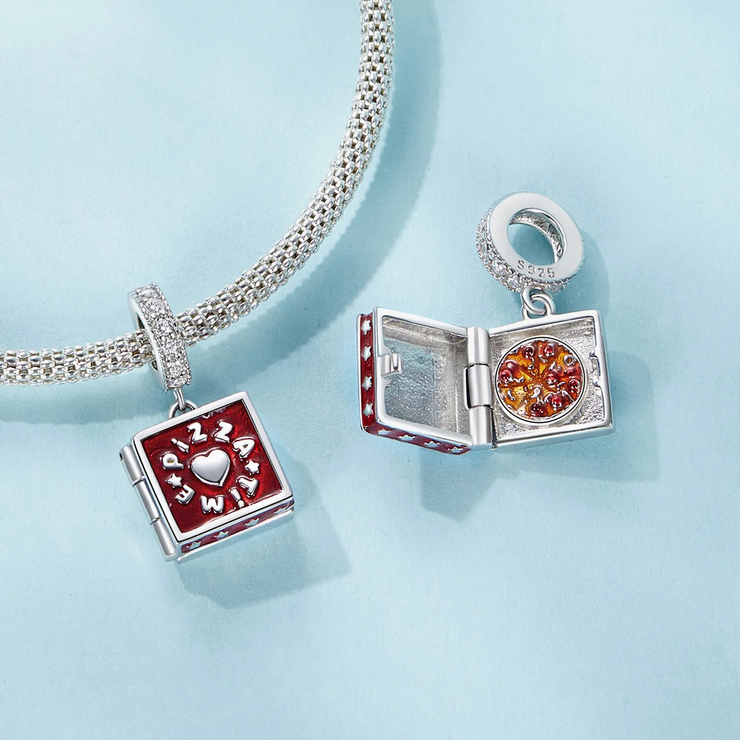 PANDORA Style Fun Pizza Pendant - SCC2841