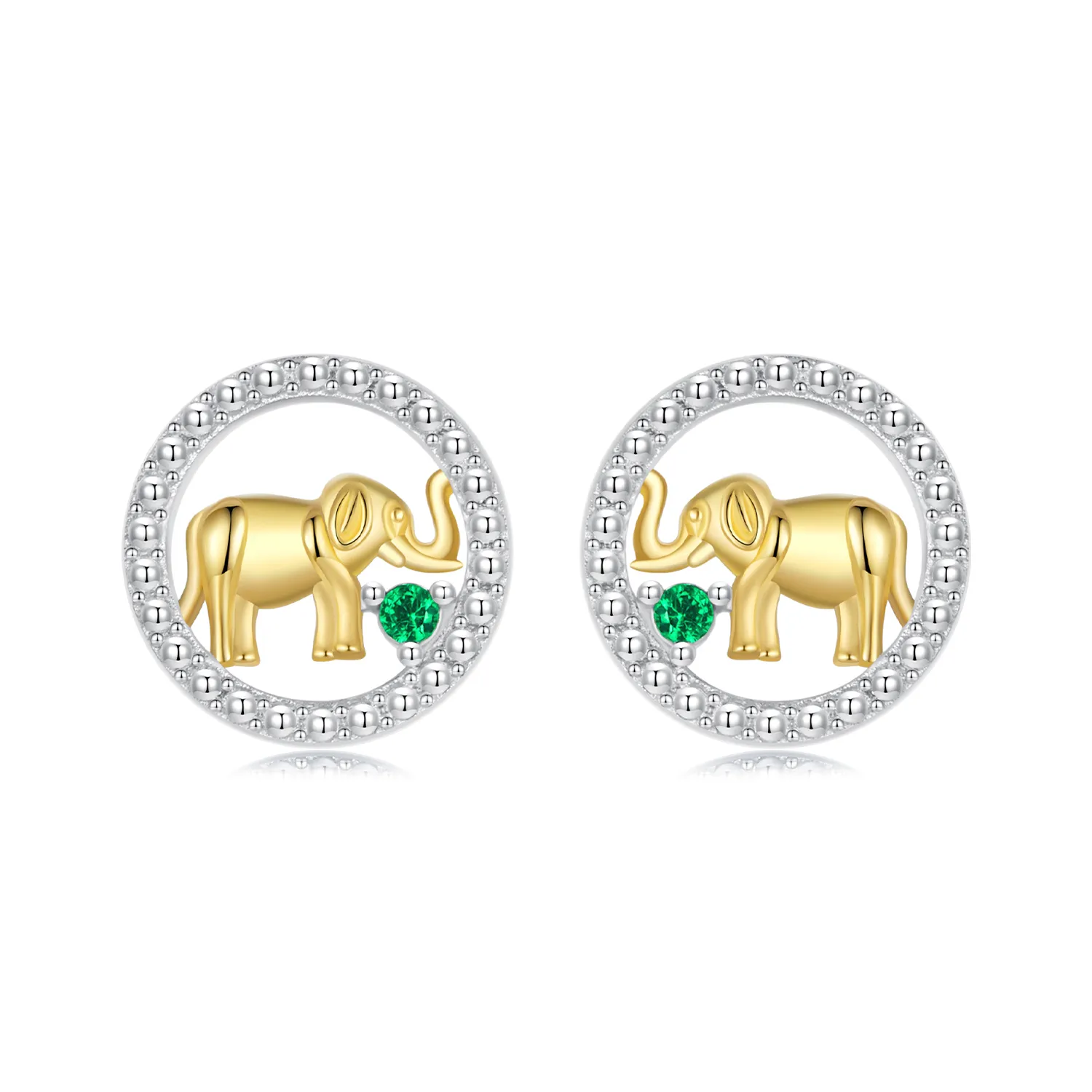 PANDORA Style Gold elephant earrings - SCE1794