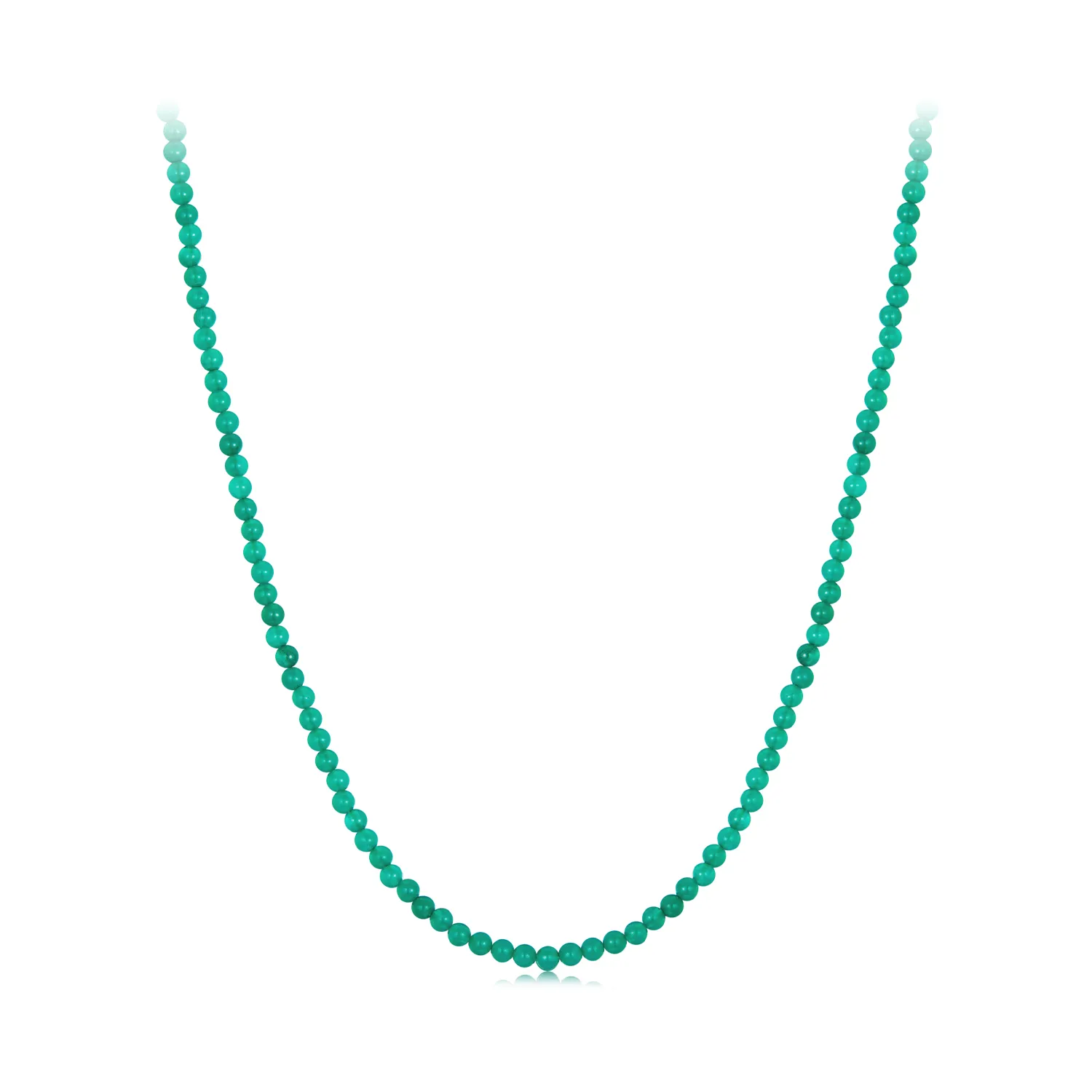 PANDORA Style Green agate clavicle necklace - BSN403