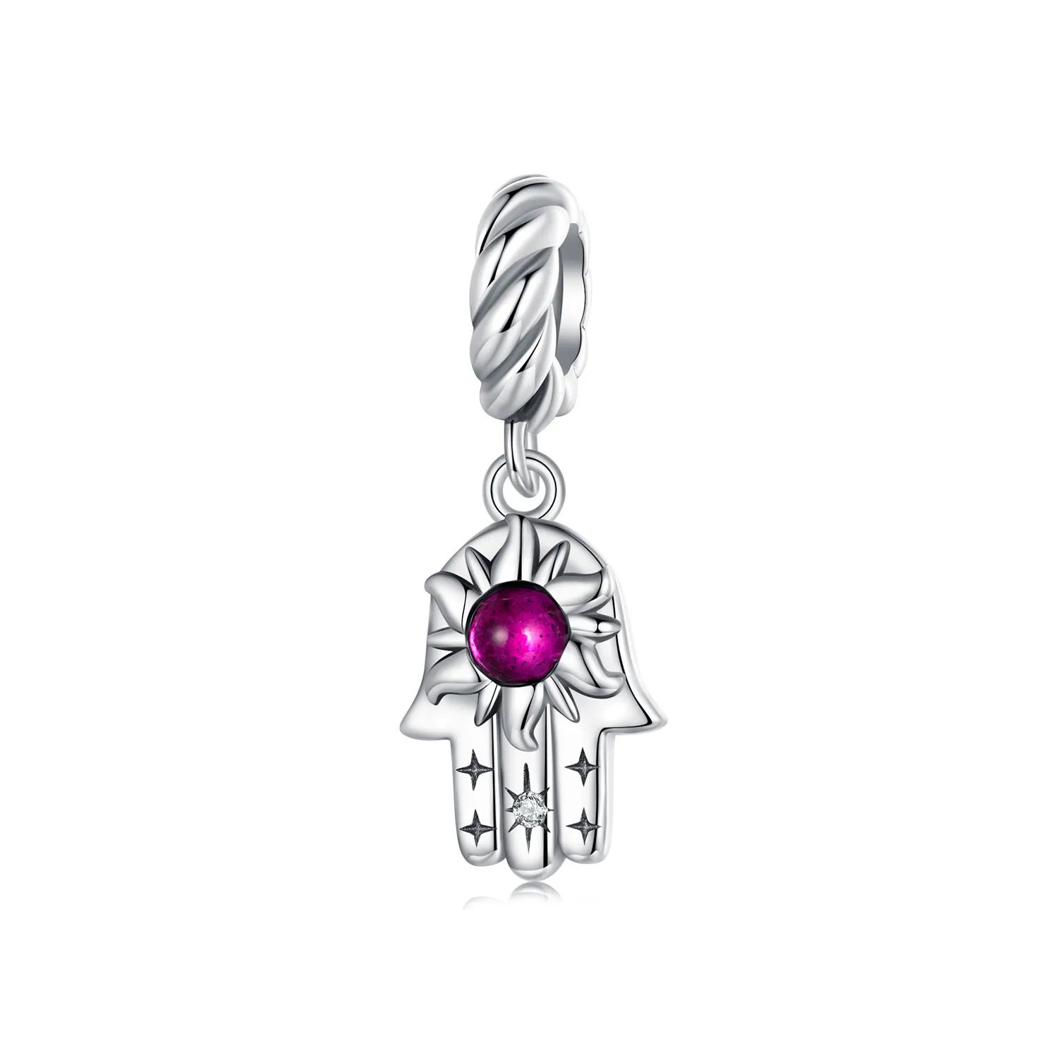 pandora style hand of fatima pendant scc2848