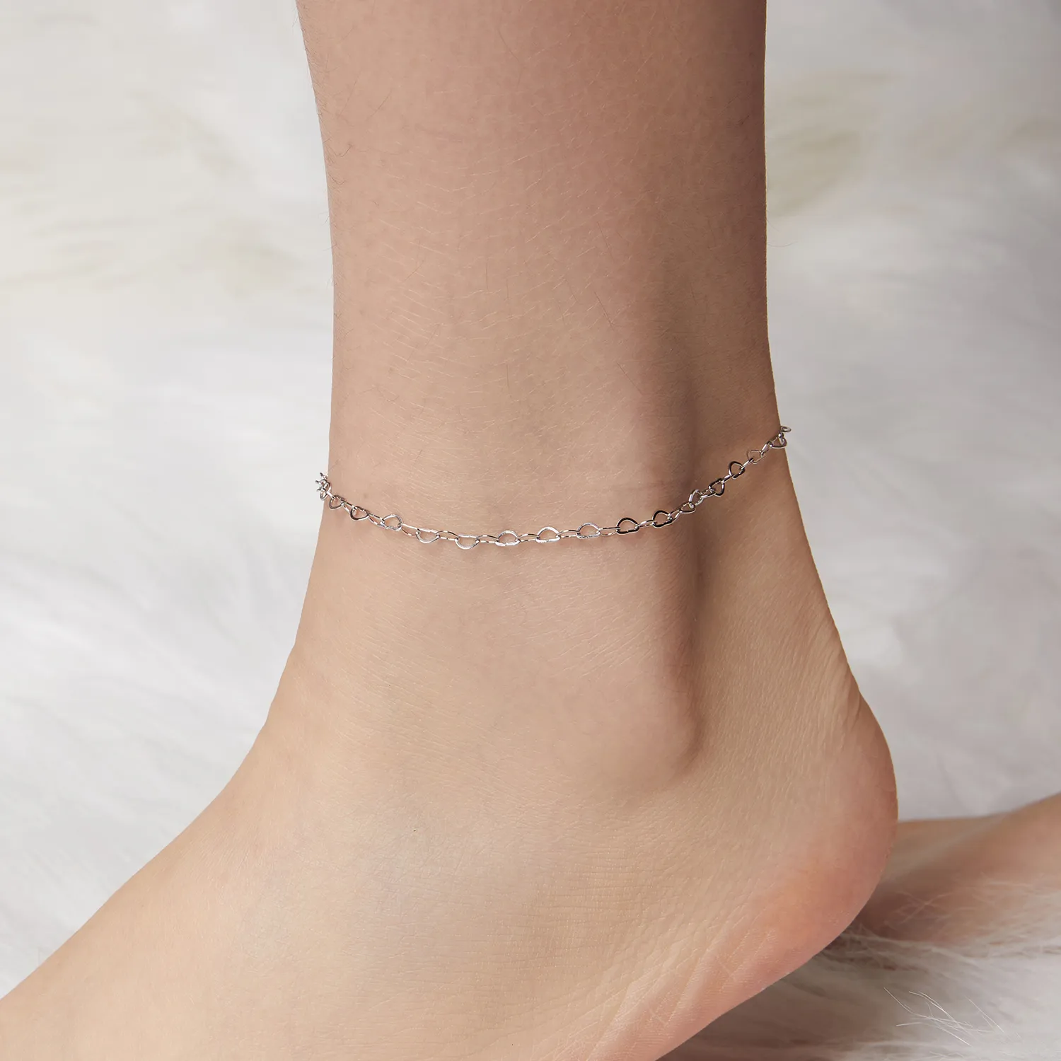 PANDORA Style Heart Anklet - BST007