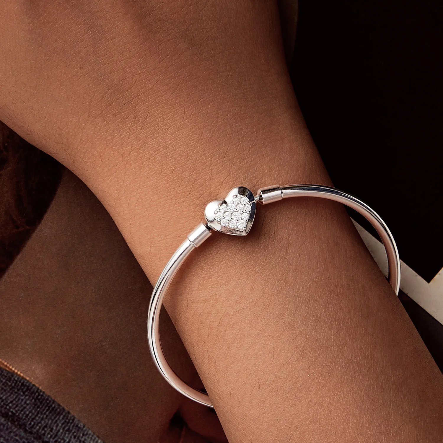 PANDORA Style Heart Basic Bracelet - BSB192