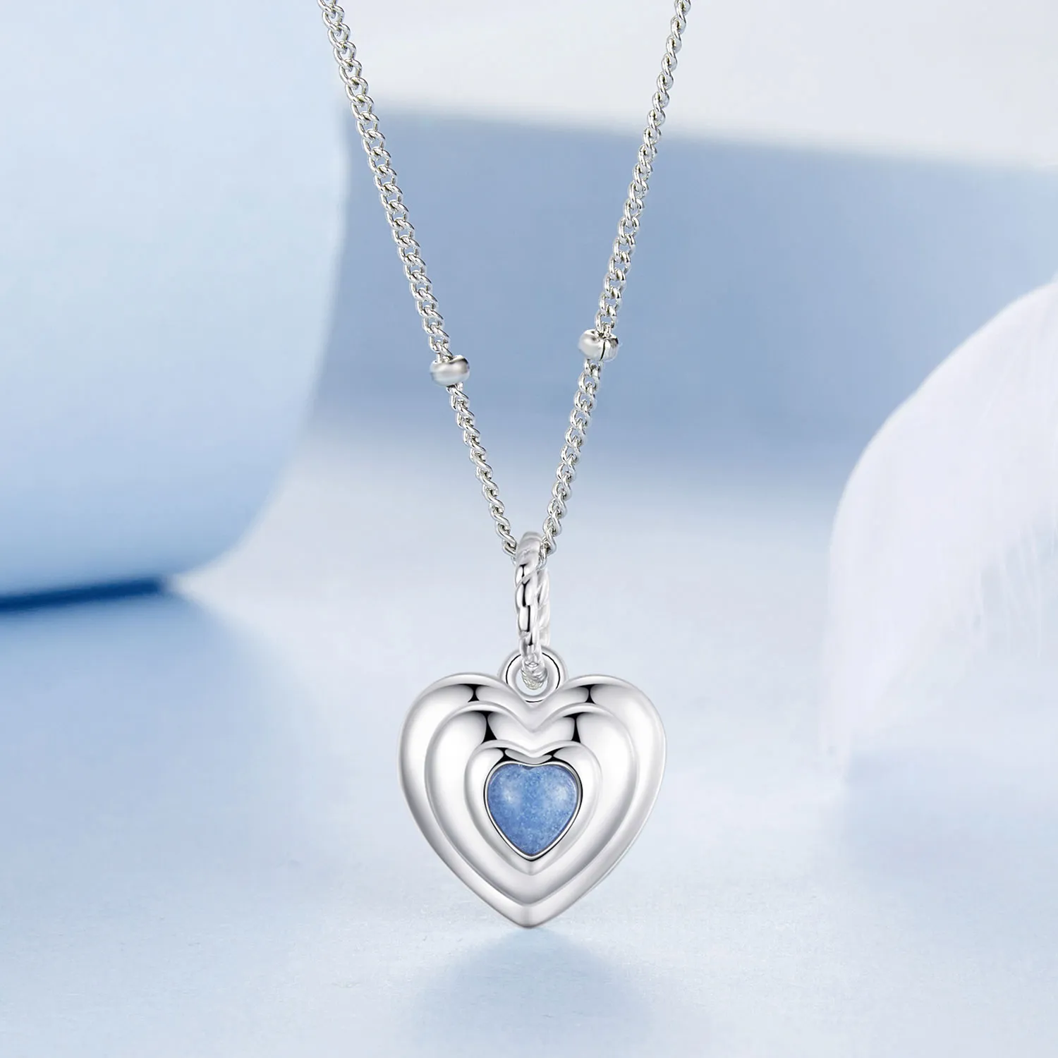 PANDORA Style Heart necklace - BSN375