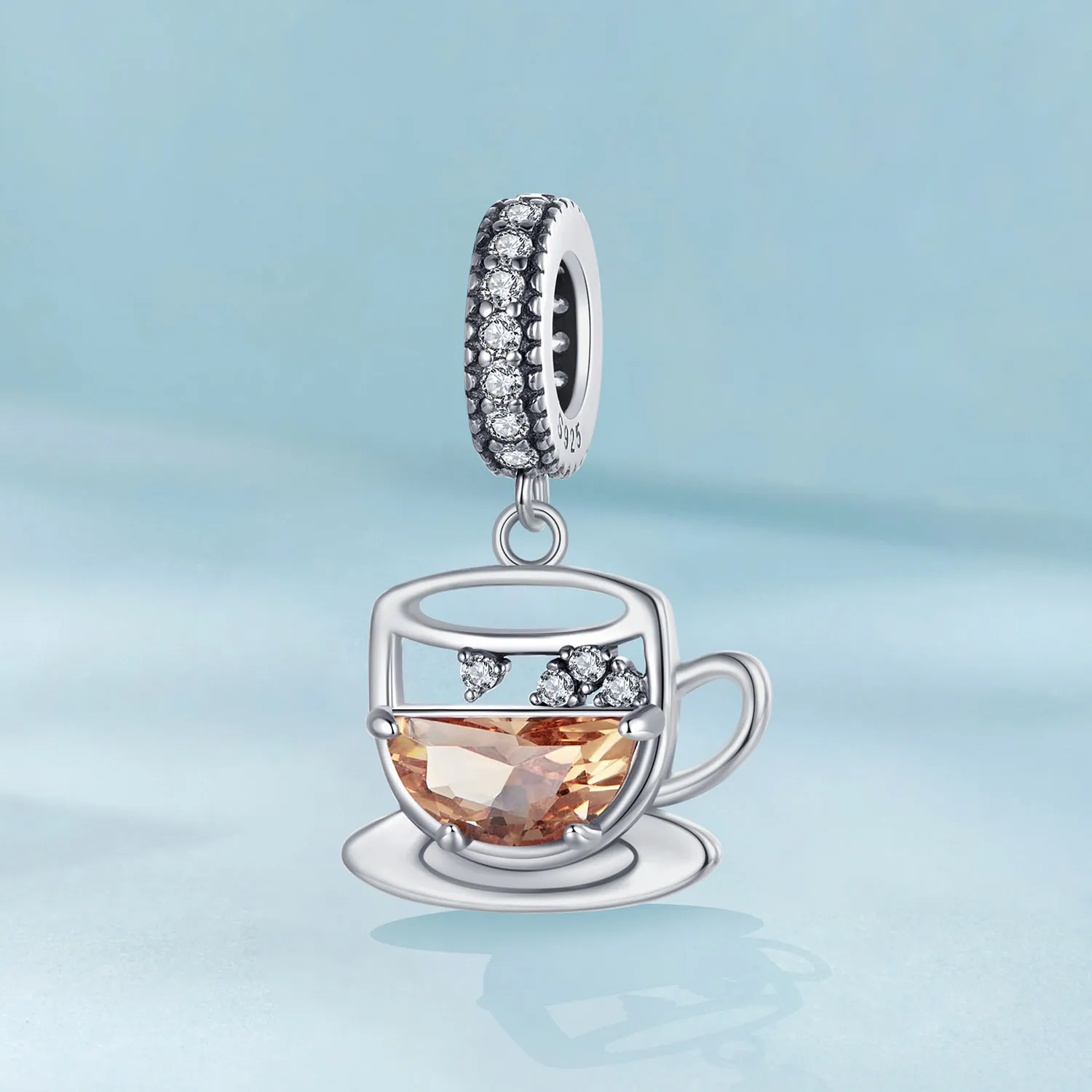 PANDORA Style Interesting coffee pendant - SCC2842