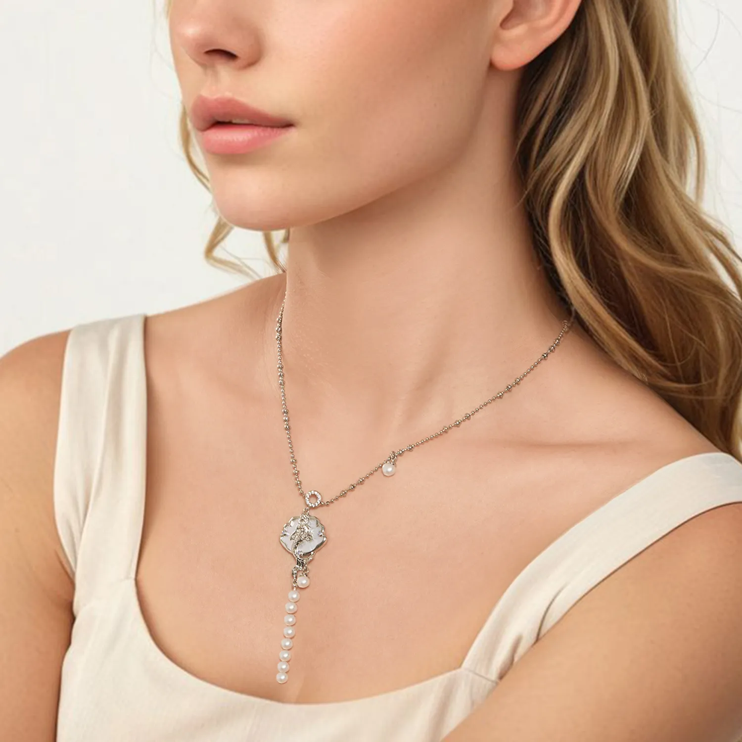 PANDORA Style Mermaid Necklace - YIN113