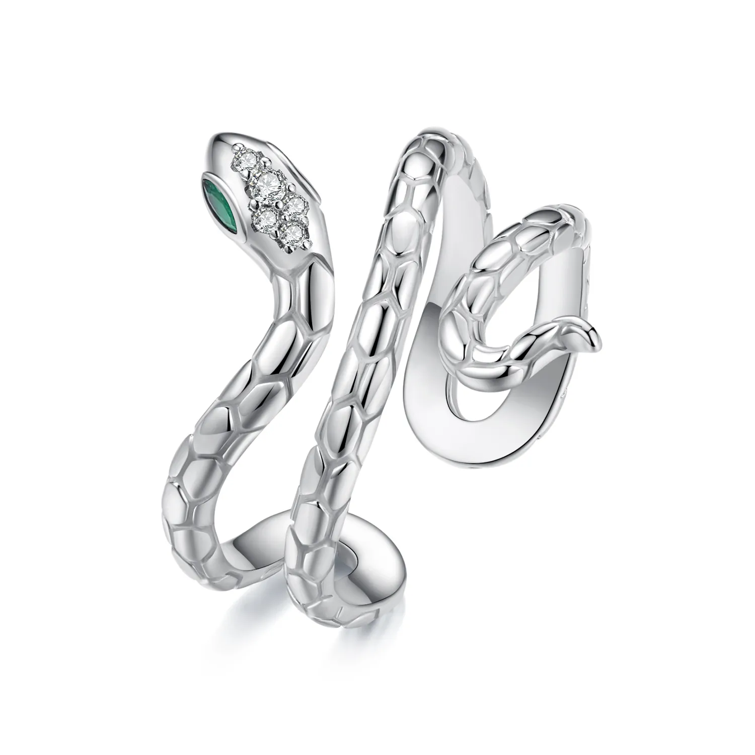 pandora style multi loop snake ring yir245 e