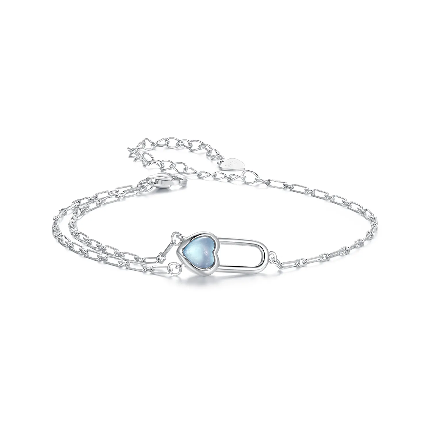 PANDORA Style Natural Aquamarine Bracelet - BSB191