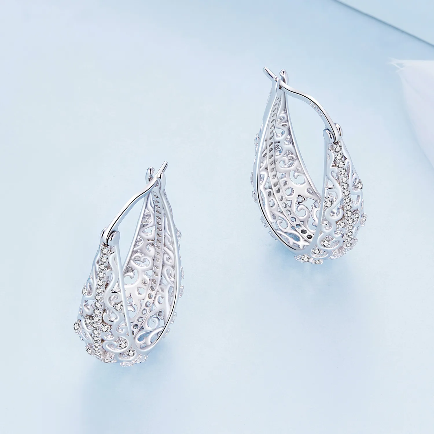 PANDORA Style Patterned earrings - BSE753