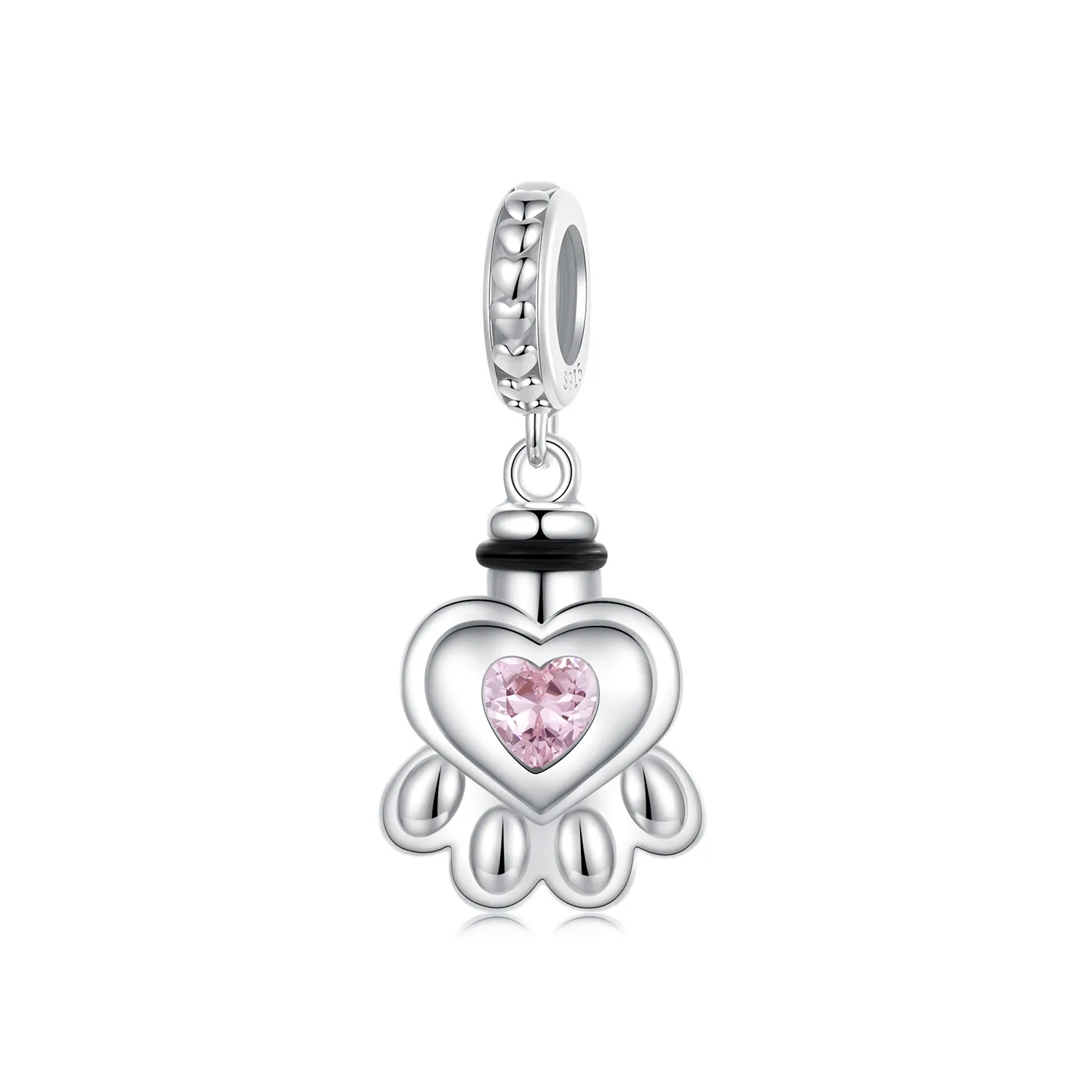 PANDORA Style Pet urn memorial box pendant - BSC1037