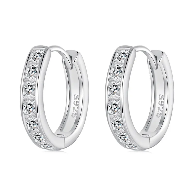 PANDORA Style Princess Square Sparkling Earrings - BSE1102