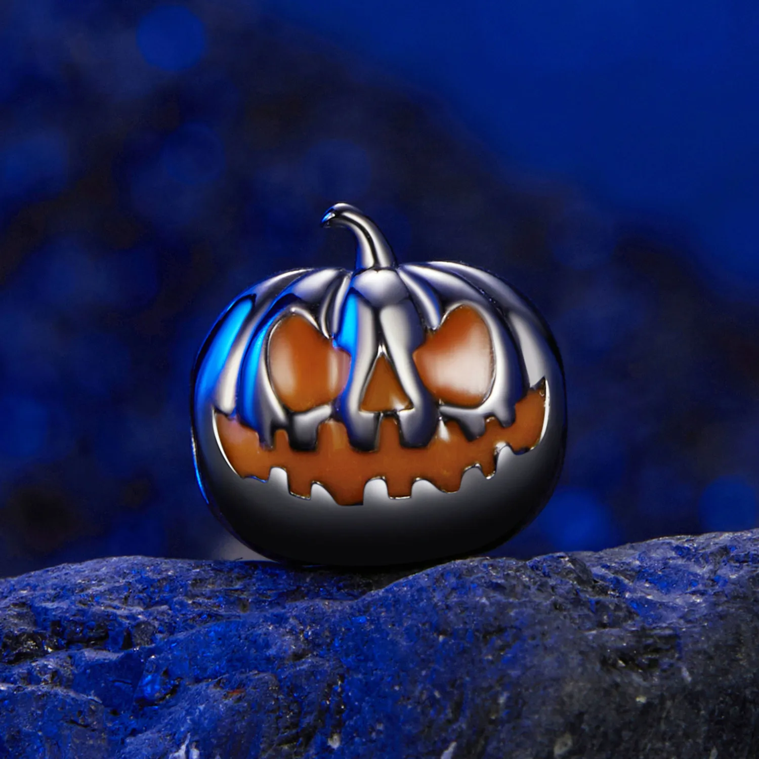 PANDORA Style Pumpkin Lantern Beads - SCC2899