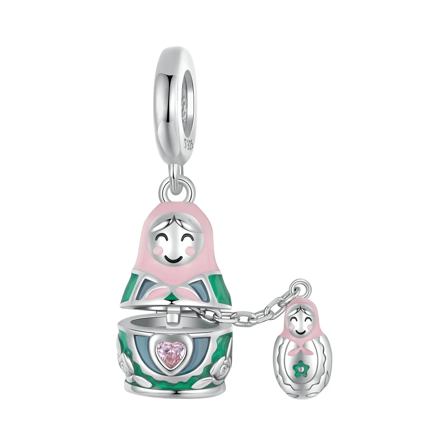 PANDORA Style Russian Doll Pendant - SCC2901