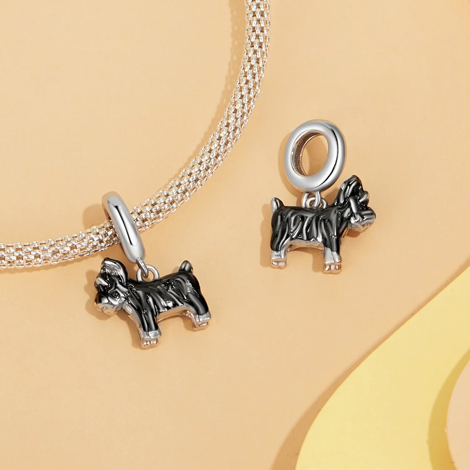 PANDORA Style Schnauzer Pendant - SCC2835