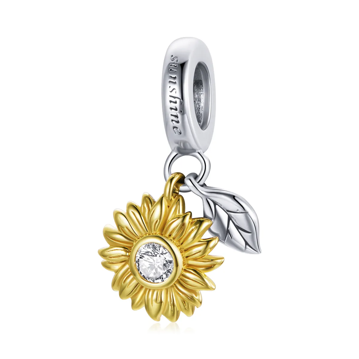 pandora style shining sunflower bsc462