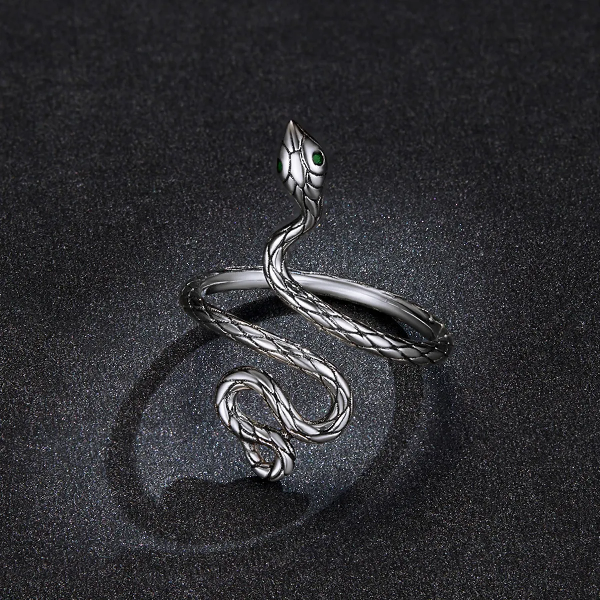 PANDORA Style Silver Snake Ring - BSR199