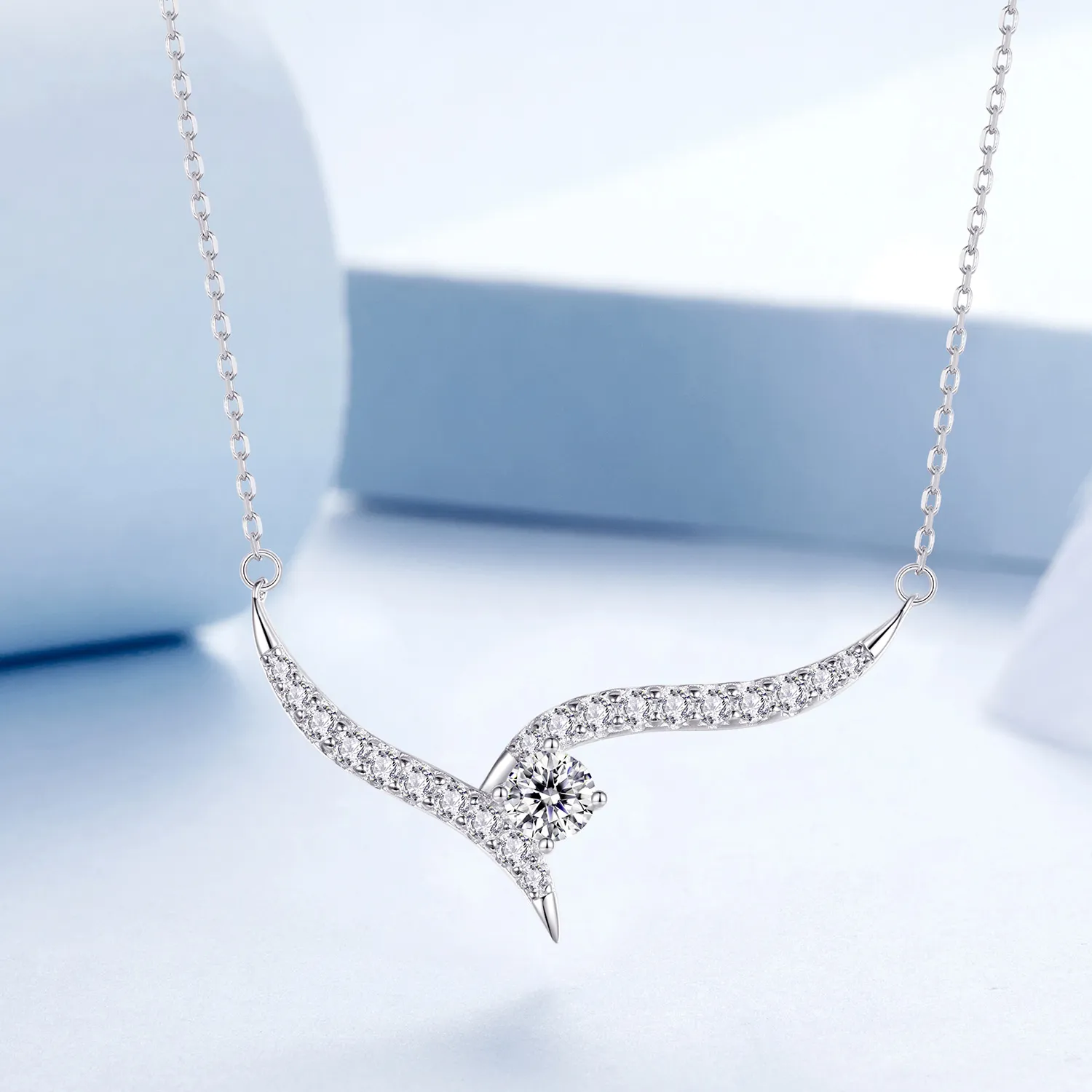 PANDORA Style Simple Line Necklace - BSN400