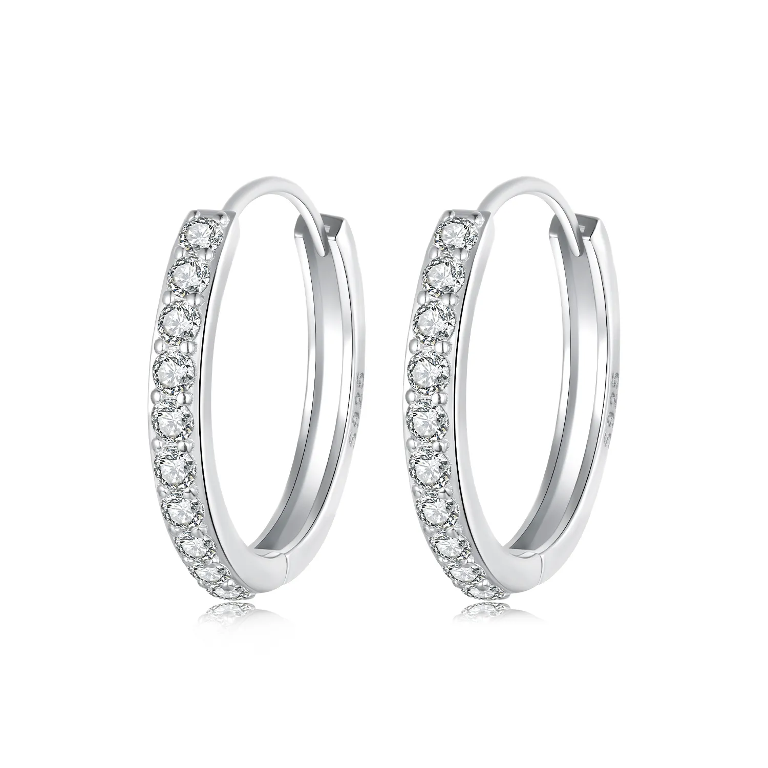 PANDORA Style Simple sterling silver earrings - BSE1060-AL